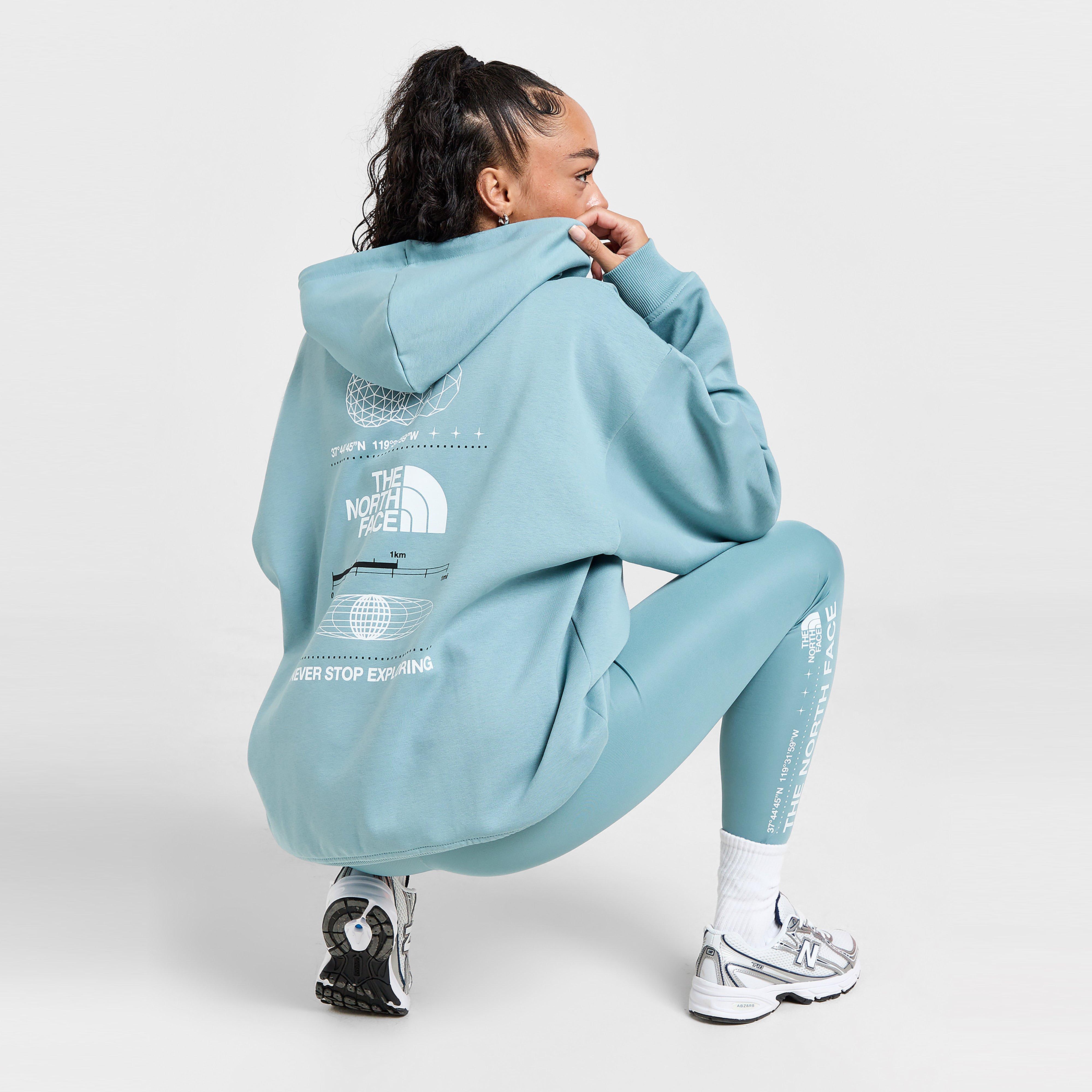 Жіночі кофти THE NORTH FACE КОФТА З КАПЮШОНОМ TECH GRPH HD BLU