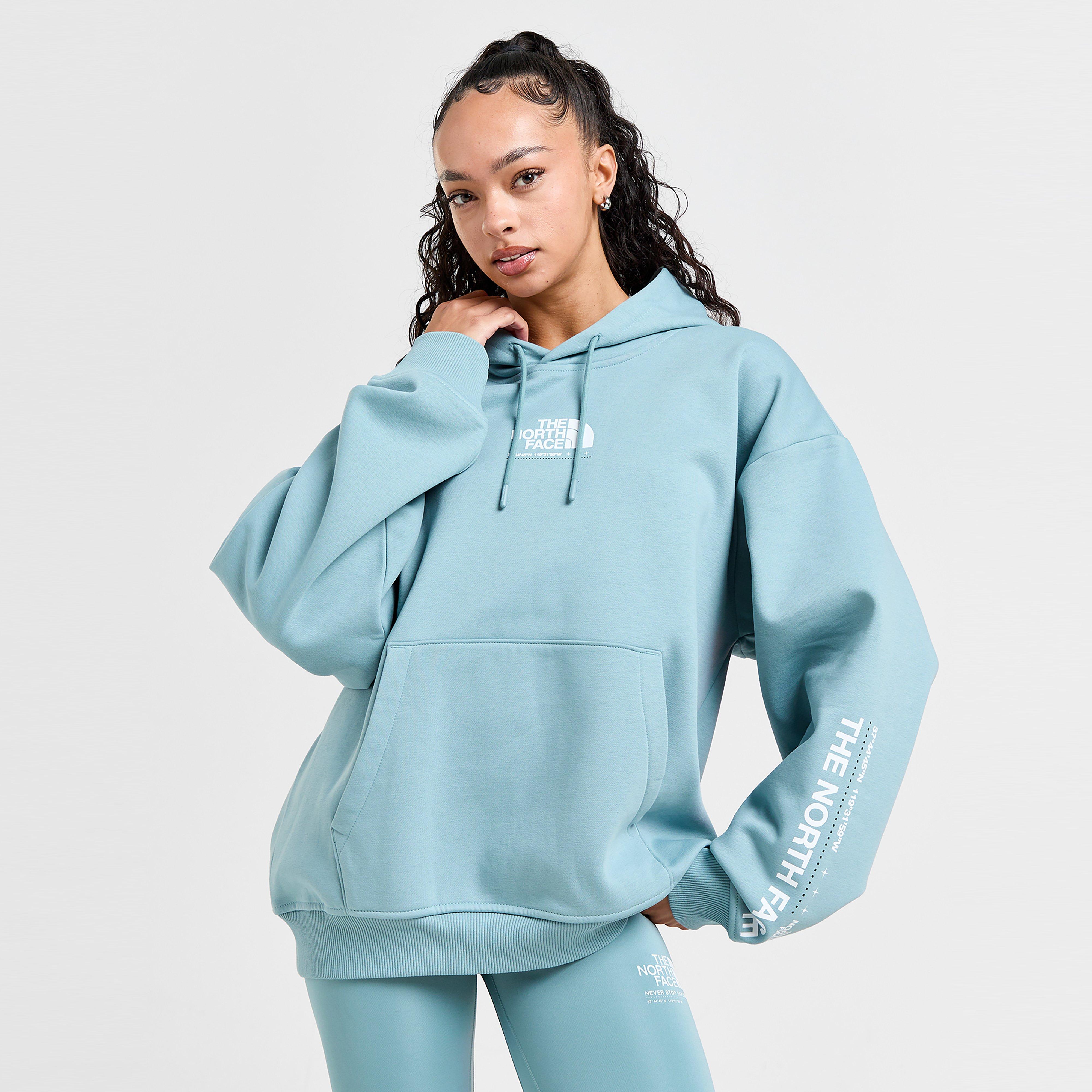 Жіночі кофти THE NORTH FACE КОФТА З КАПЮШОНОМ TECH GRPH HD BLU