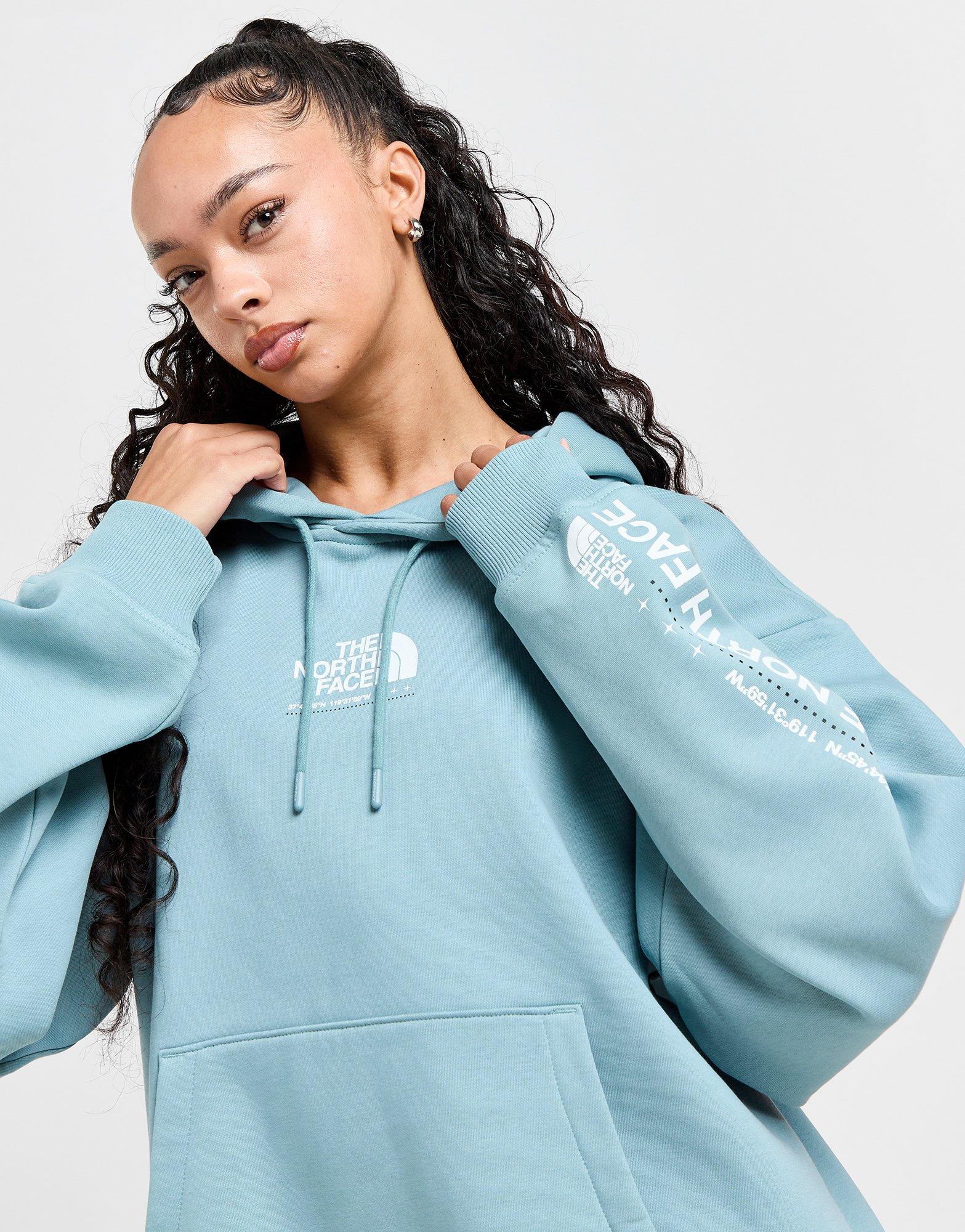 Дамска блуза THE NORTH FACE СУИТЧЪР С КАЧУЛКА TECH GRPH HD BLU NF0A8EB94261 Син