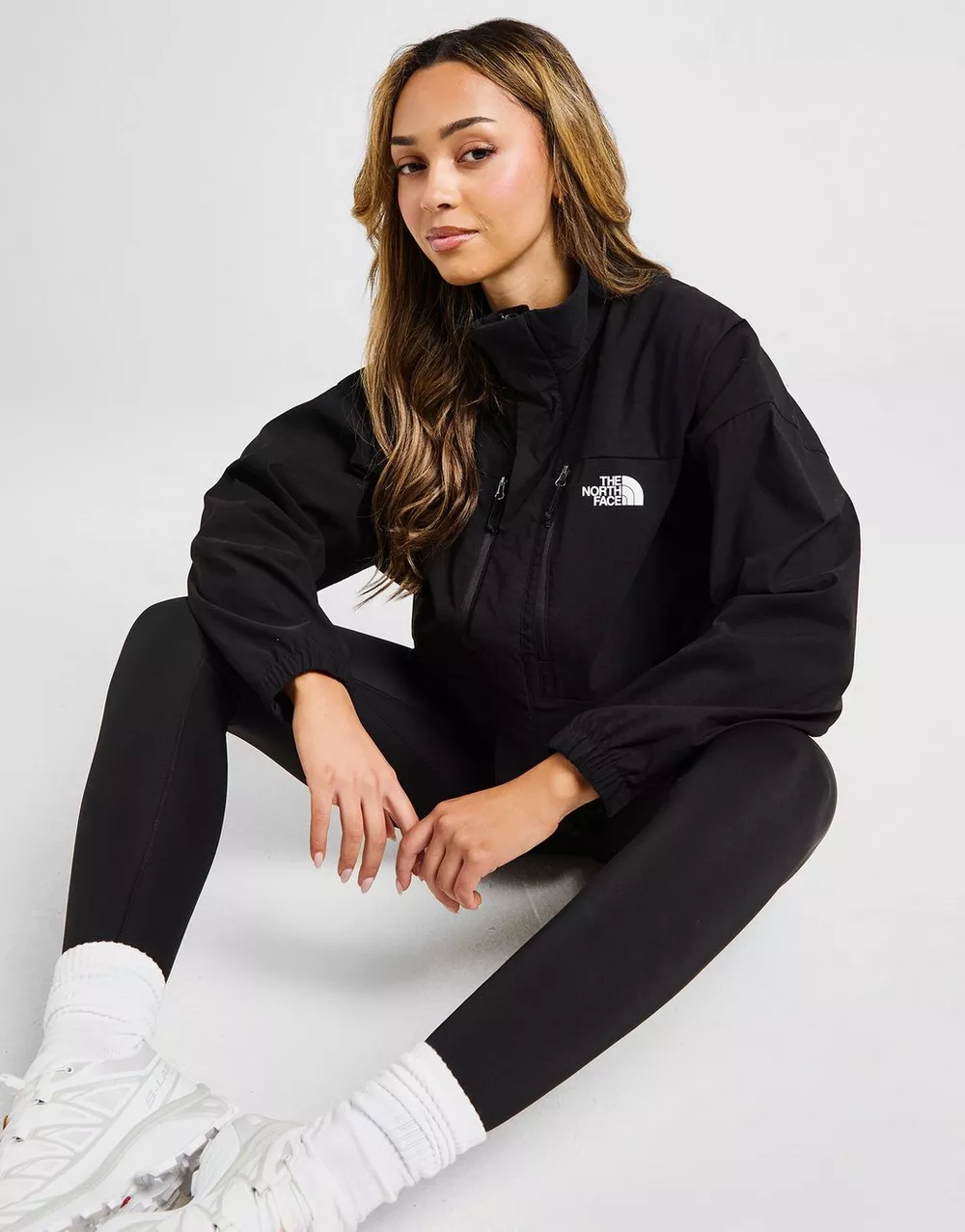 THE NORTH FACE КУРТКА CARGO WVN JKT BLK/WH, фото 1 з 5