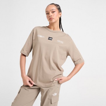 Dámske tričko THE NORTH FACE TRIČKO TECH GRPH BF T CVN'GRY