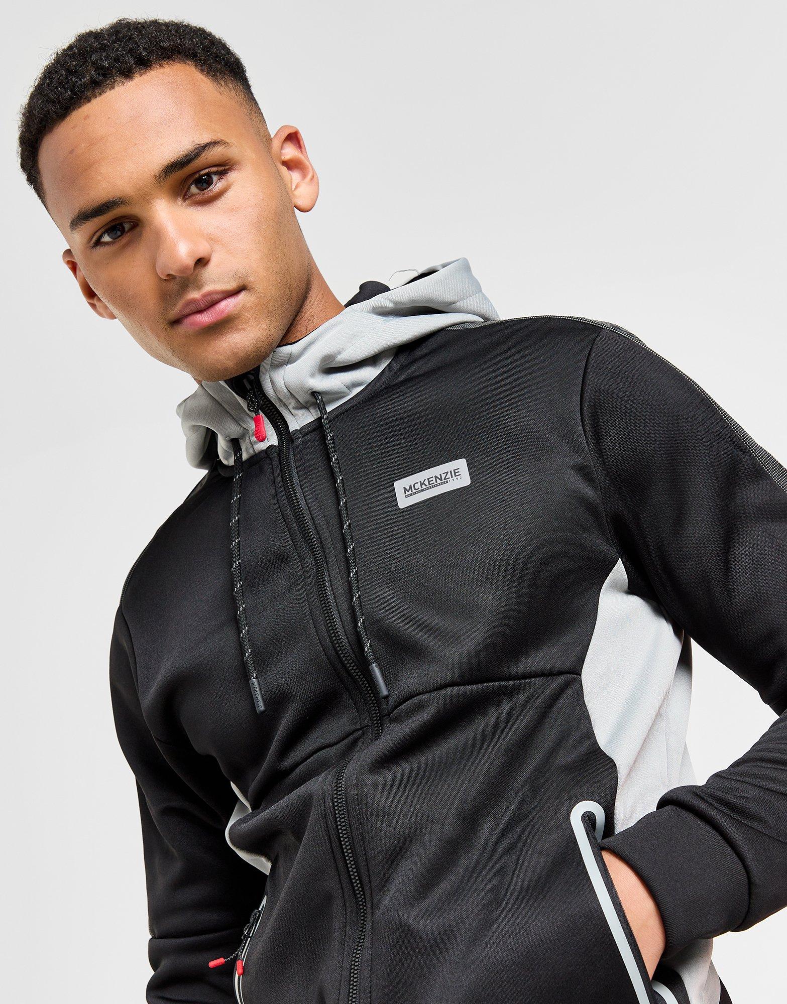 Мъжка блуза MCKENZIE СУИТЧЪР СЪС ЗАКОПЧАВАНЕ   С КАЧУЛКА MONTANA PYFLC MCKTM16424007 Черен