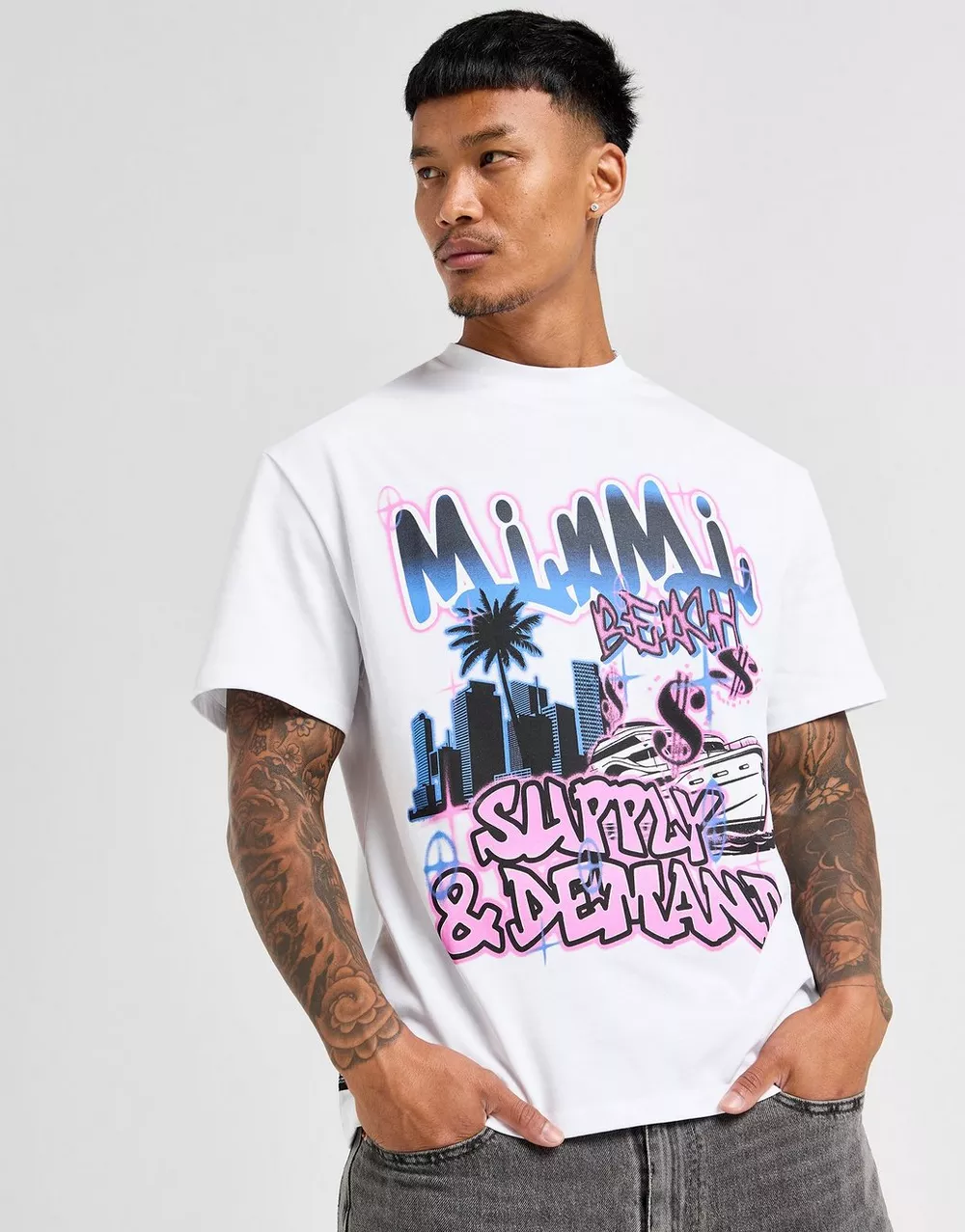 SUPPLY & DEMAND ФУТБОЛКА MIAMI TEE, фото 1 з 5
