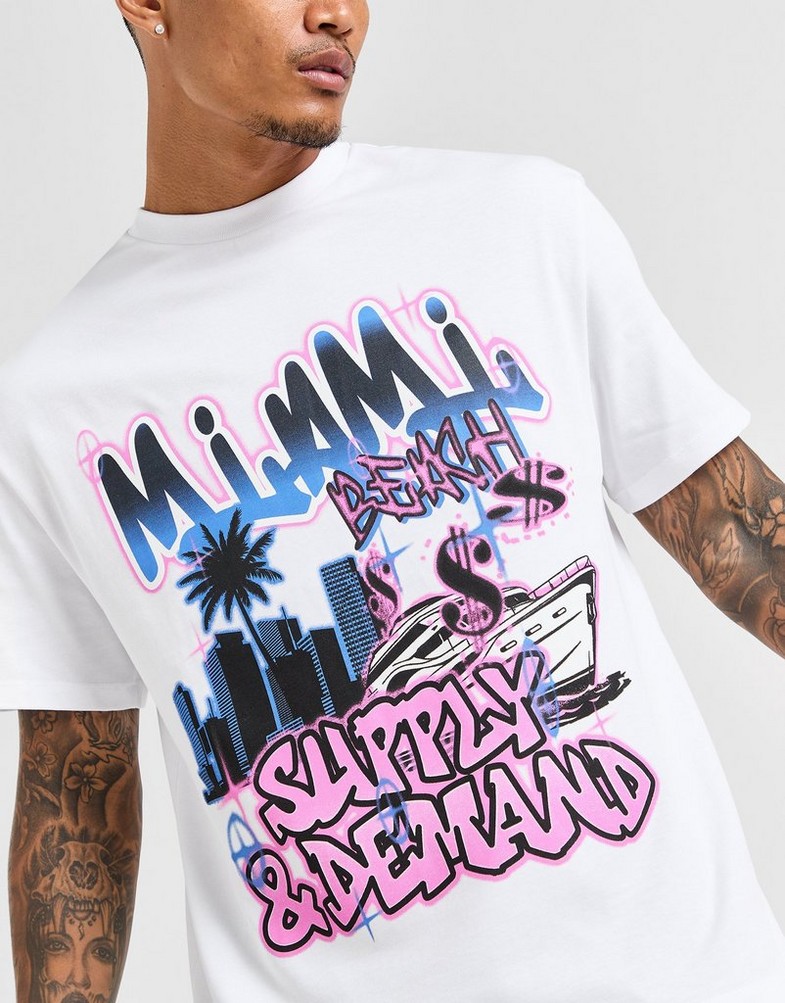 Koszulka, t-shirt męski SUPPLY & DEMAND T-SHIRT MIAMI TEE