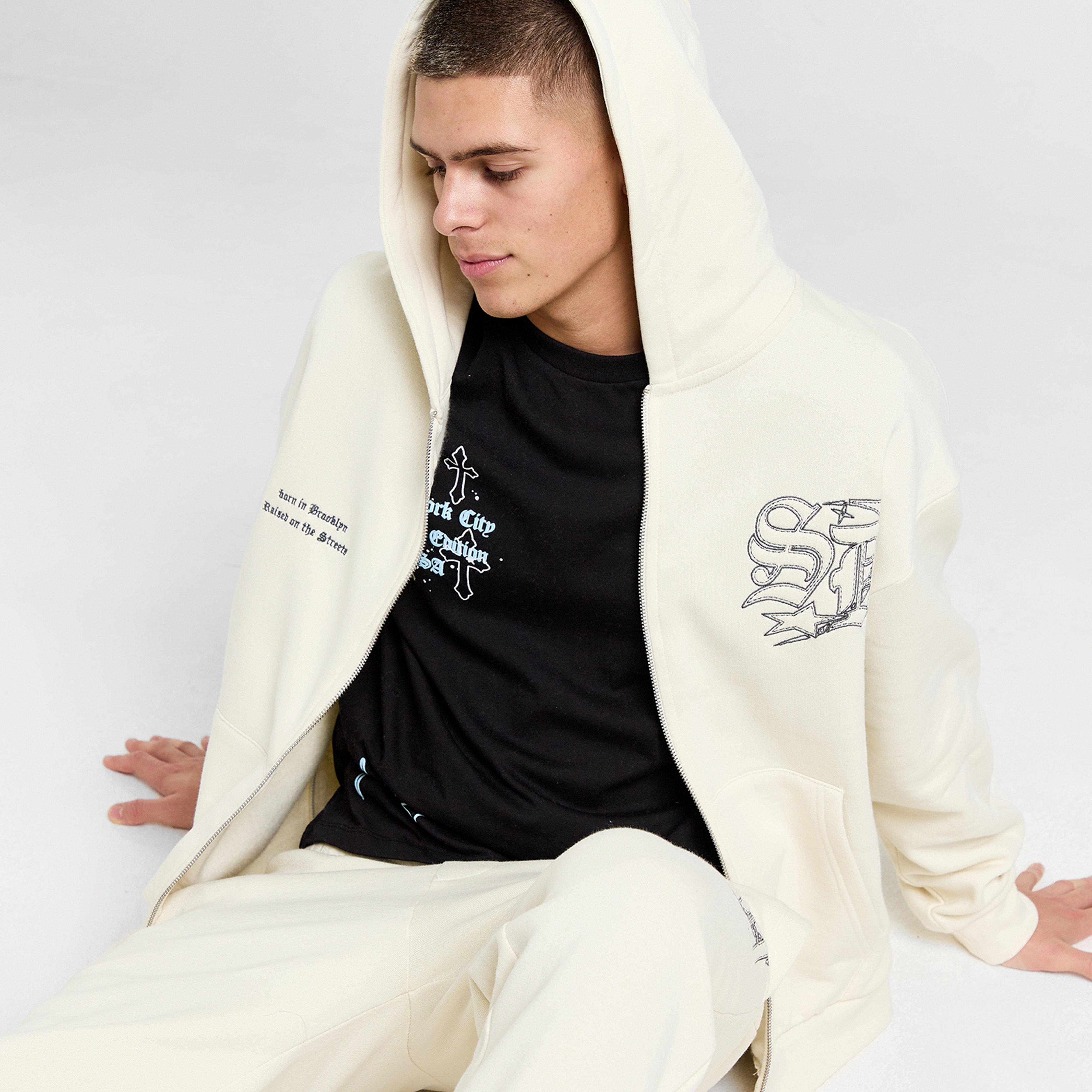 Bluza męska SUPPLY & DEMAND BLUZA ROZPINANA Z KAPTUREM LOGAN