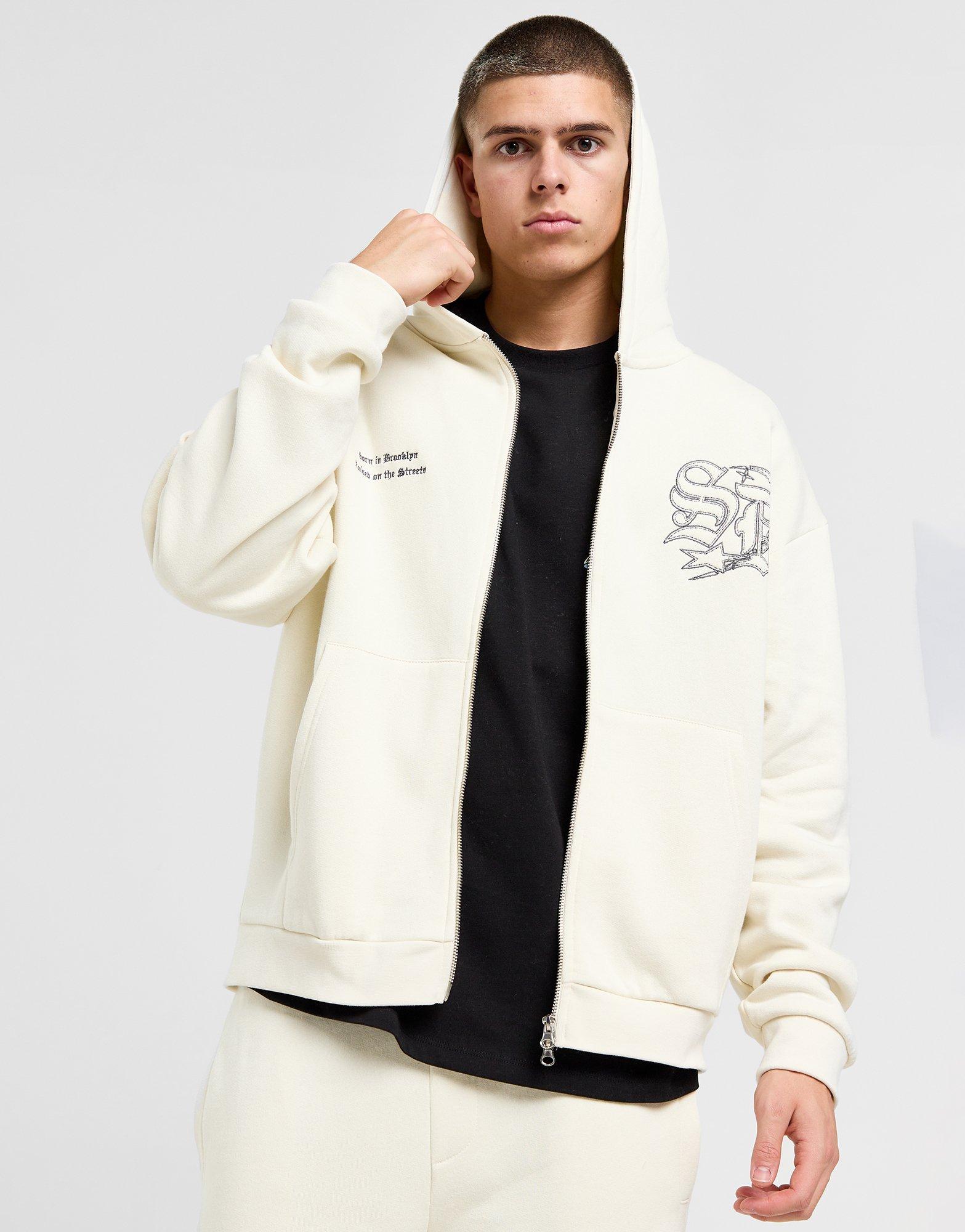 Мъжка блуза SUPPLY & DEMAND СУИТЧЪР СЪС   ЗАКОПЧАВАНЕ С КАЧУЛКА LOGAN SUPTM17229360 Бежов