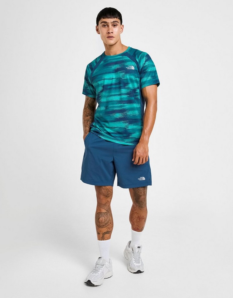 Krótkie spodenki, szorty męskie THE NORTH FACE SZORTY 24/7 SHORT SBL/GBL NF0A8EPBHDC1 Niebieski