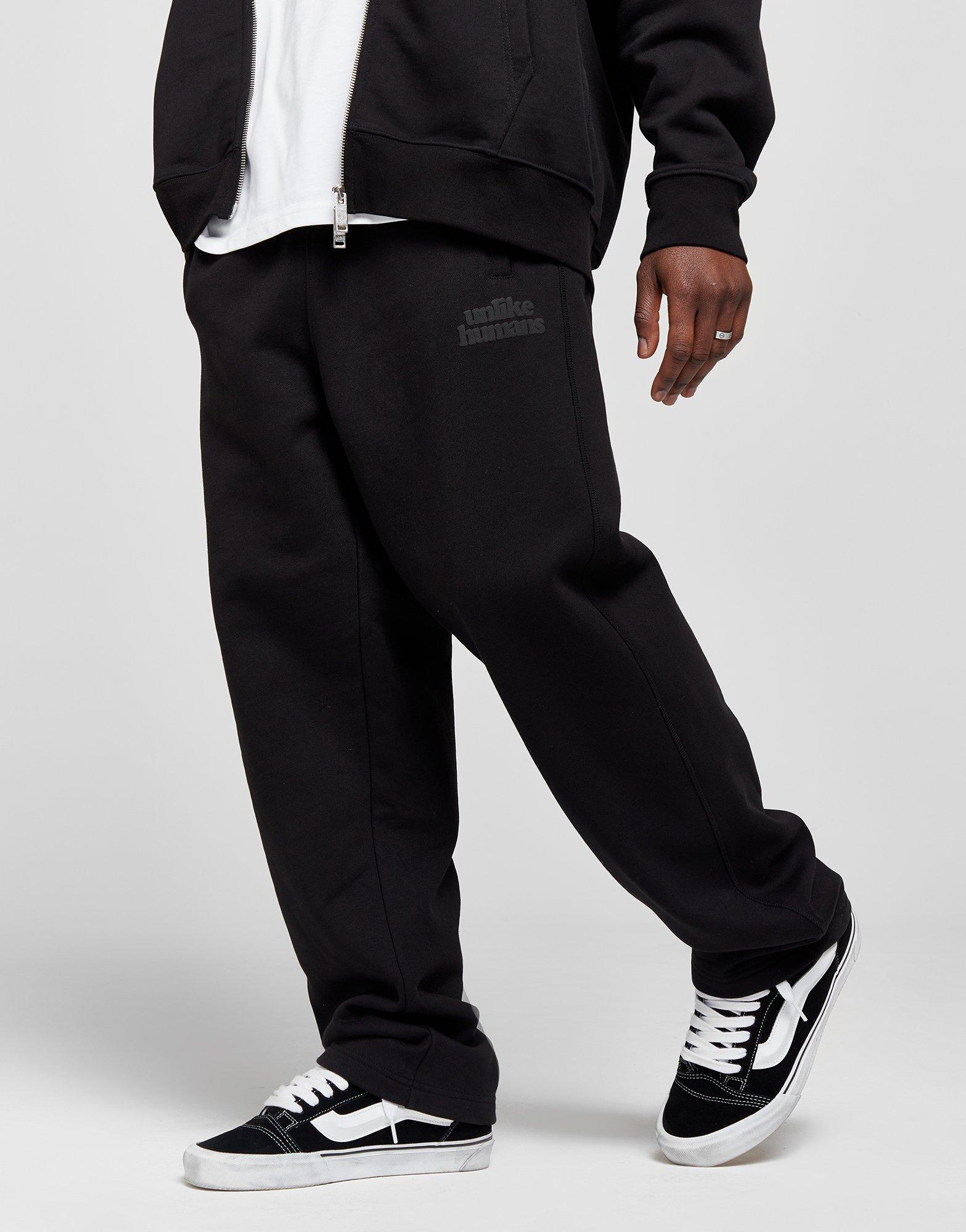 Unlike Humans Kalhoty  Bubble Pnt Blk-Blk Pants