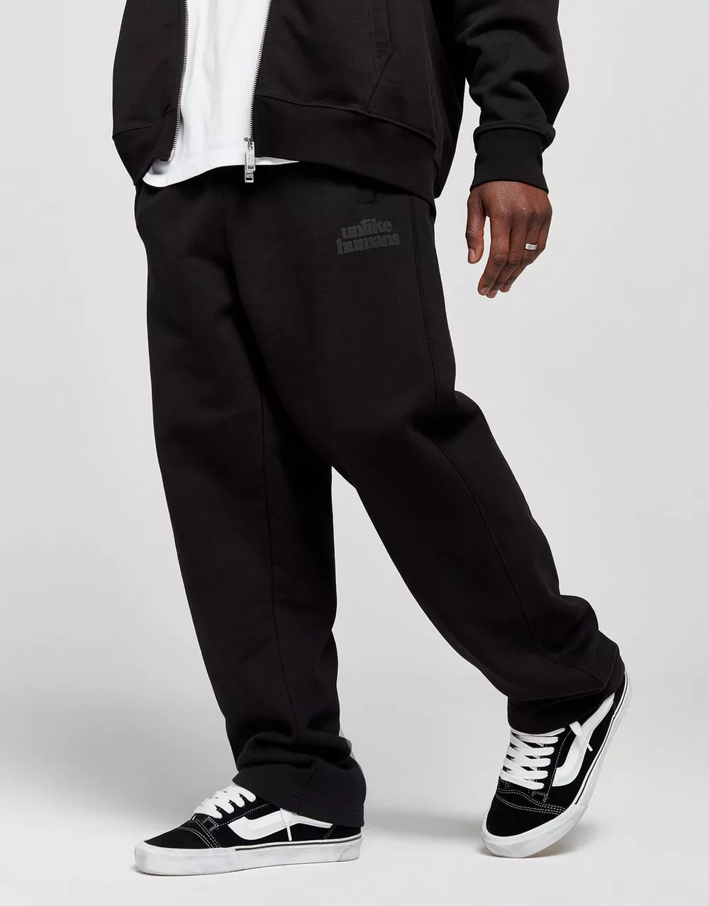 UNLIKE HUMANS ШТАНИ BUBBLE PNT BLK-BLK PANTS, фото 1 з 5