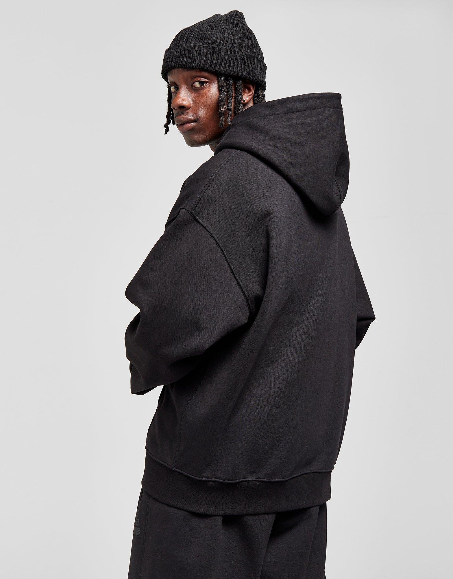 Férfi pulóverek UNLIKE HUMANS PULÓVER KAPUCNIS BUBBLE ZT BLK-BLK SWEATSHIRT ULHTM10181007 Fekete