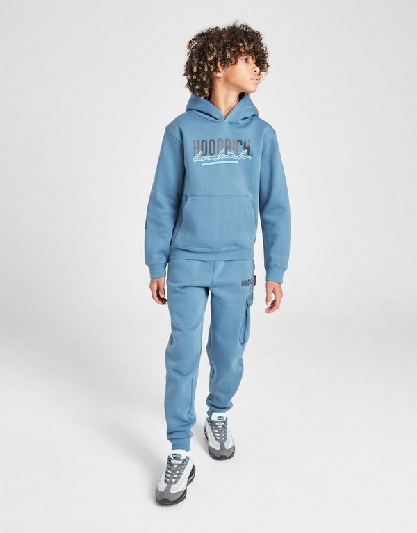 Hoodrich Bluza Z Kapturem Splatter Hd Blue - obrazek 3