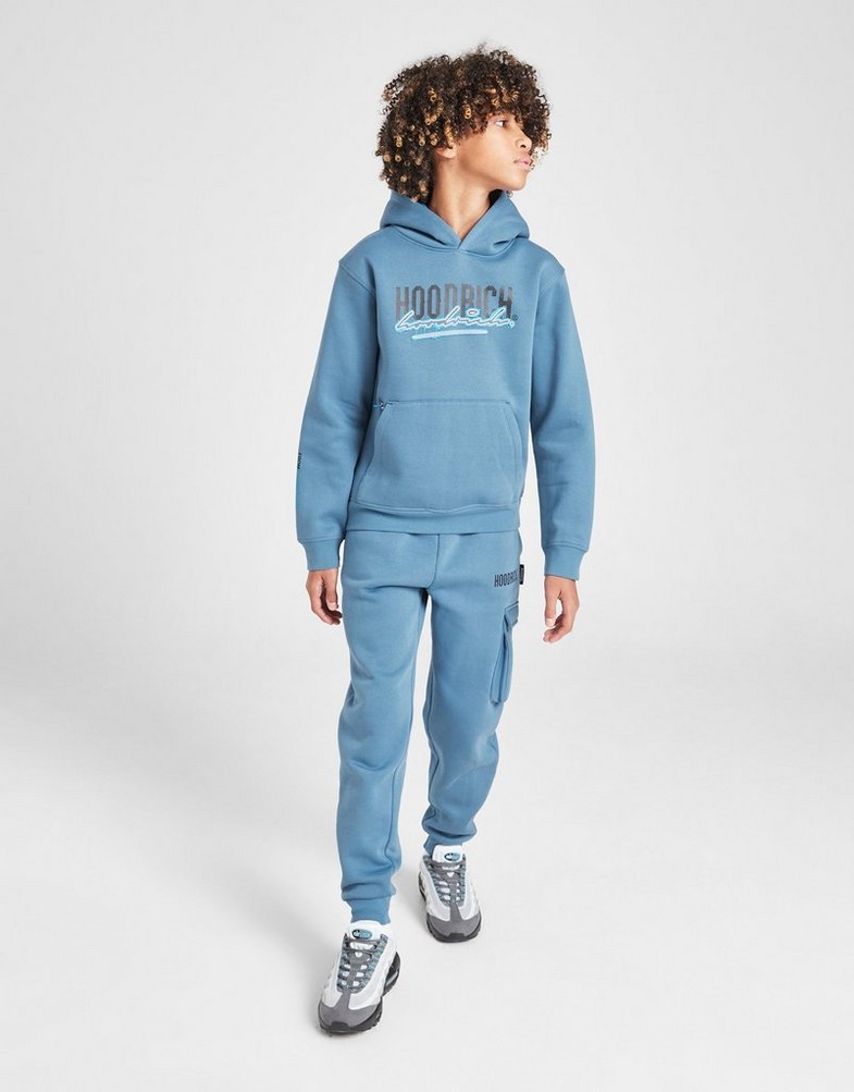 HOODRICH BLUZA Z KAPTUREM SPLATTER HD BLUE HJ-0424-0050 Niebieski
