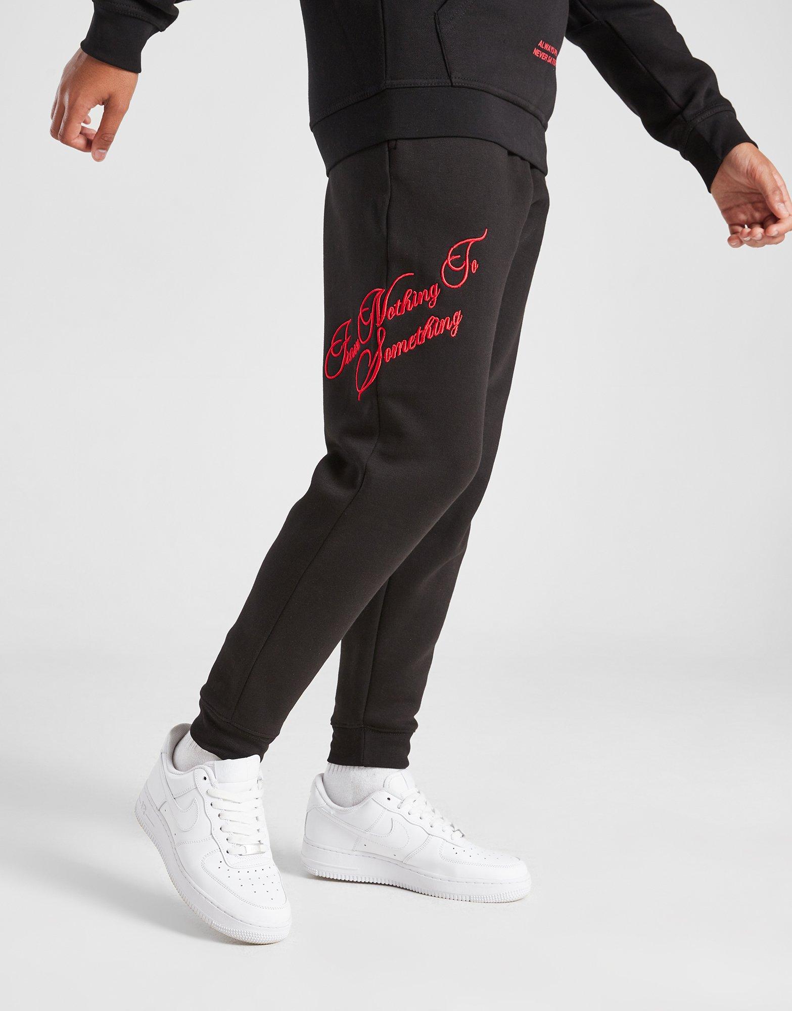 Dětské kalhoty HOODRICH KALHOTY  $FLIGHT PANT BLACK HJ-0424-0011 Černá