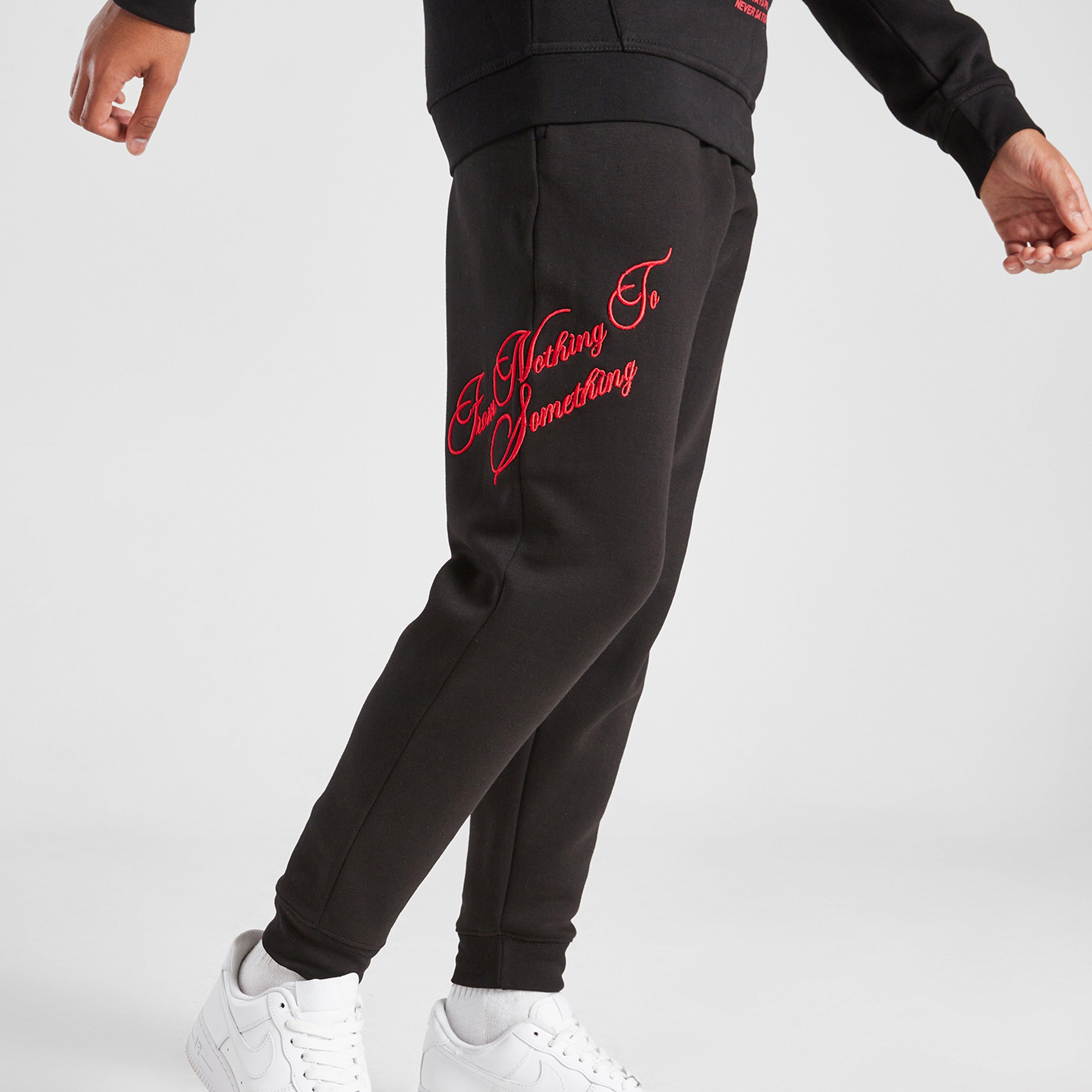Gyerek melegítőnadrág és jogger HOODRICH NADRÁG $FLIGHT PANT BLACK
