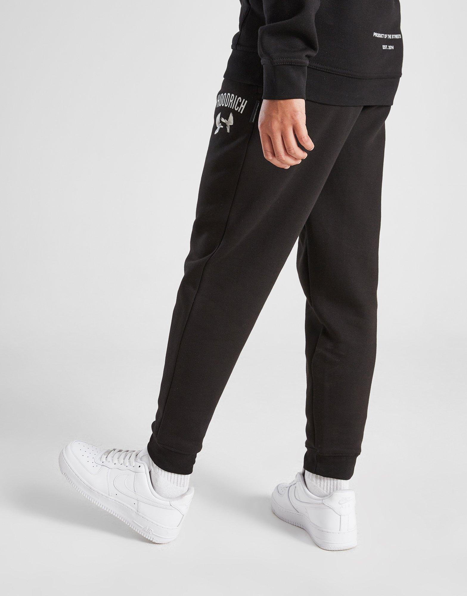 Dětské kalhoty HOODRICH KALHOTY  $FLIGHT PANT BLACK HJ-0424-0011 Černá