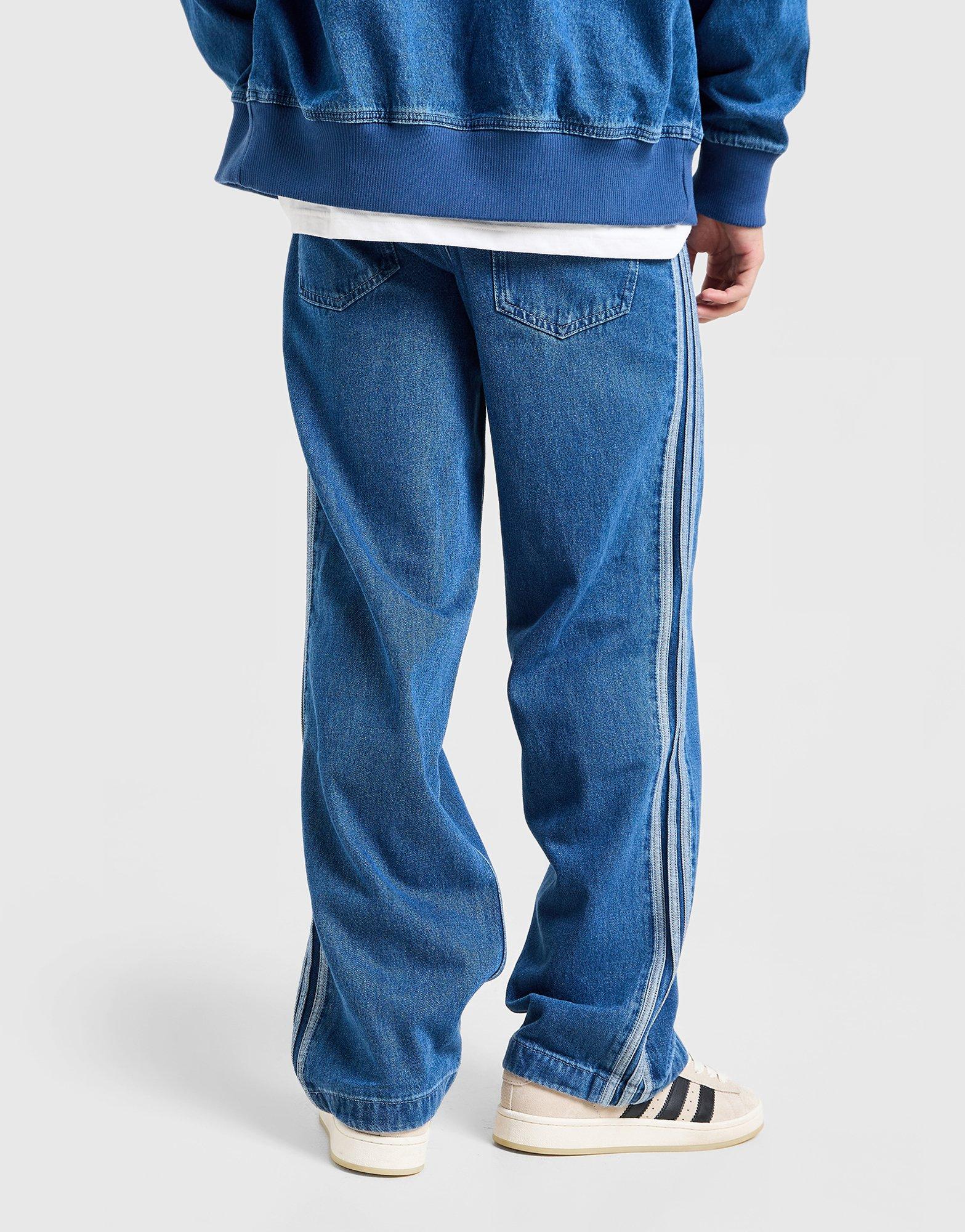 Férfi farmernadrág ADIDAS NADRÁG DENIM FB PT JC6234 Kék