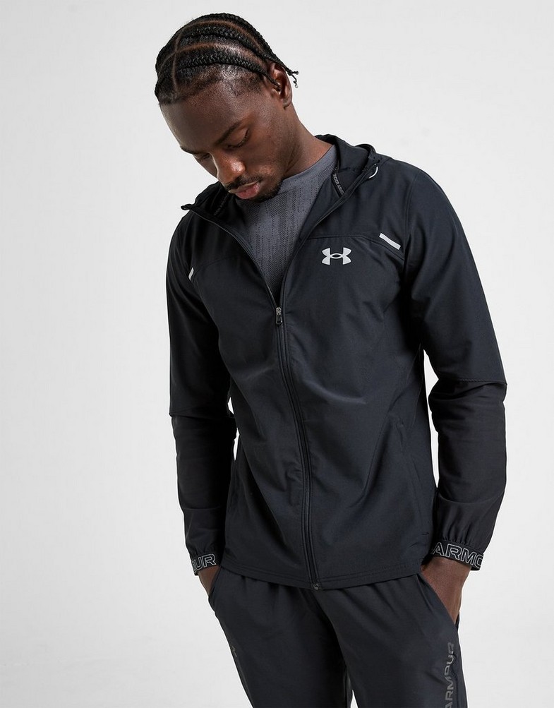 Мъжка блуза UNDER ARMOUR СУИТЧЪР СЪС ЗАКОПЧАВАНЕ   С КАЧУЛКА VANISH WVN 6001553-001 Черен