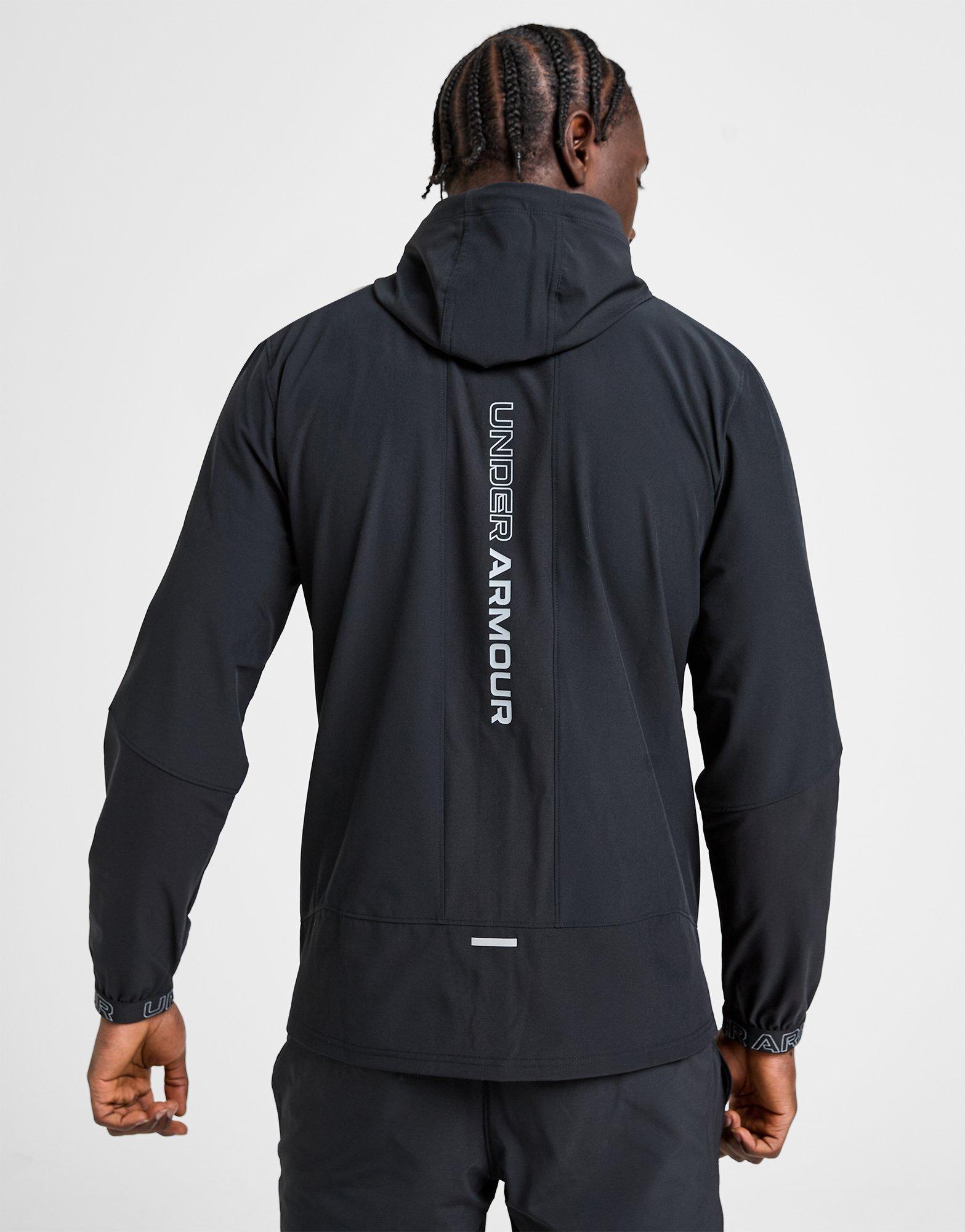 Pánska mikina UNDER ARMOUR MIKINA ROZEPÍNACÍ   S KAPUCÍ VANISH WVN 6001553-001 Černá