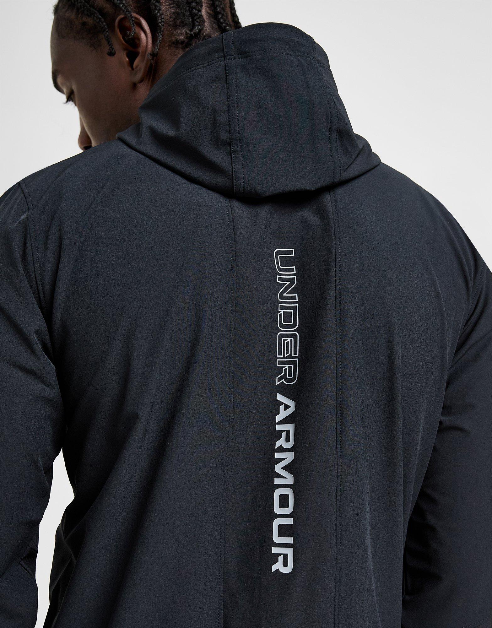 Pánska mikina UNDER ARMOUR MIKINA ROZEPÍNACÍ   S KAPUCÍ VANISH WVN 6001553-001 Černá