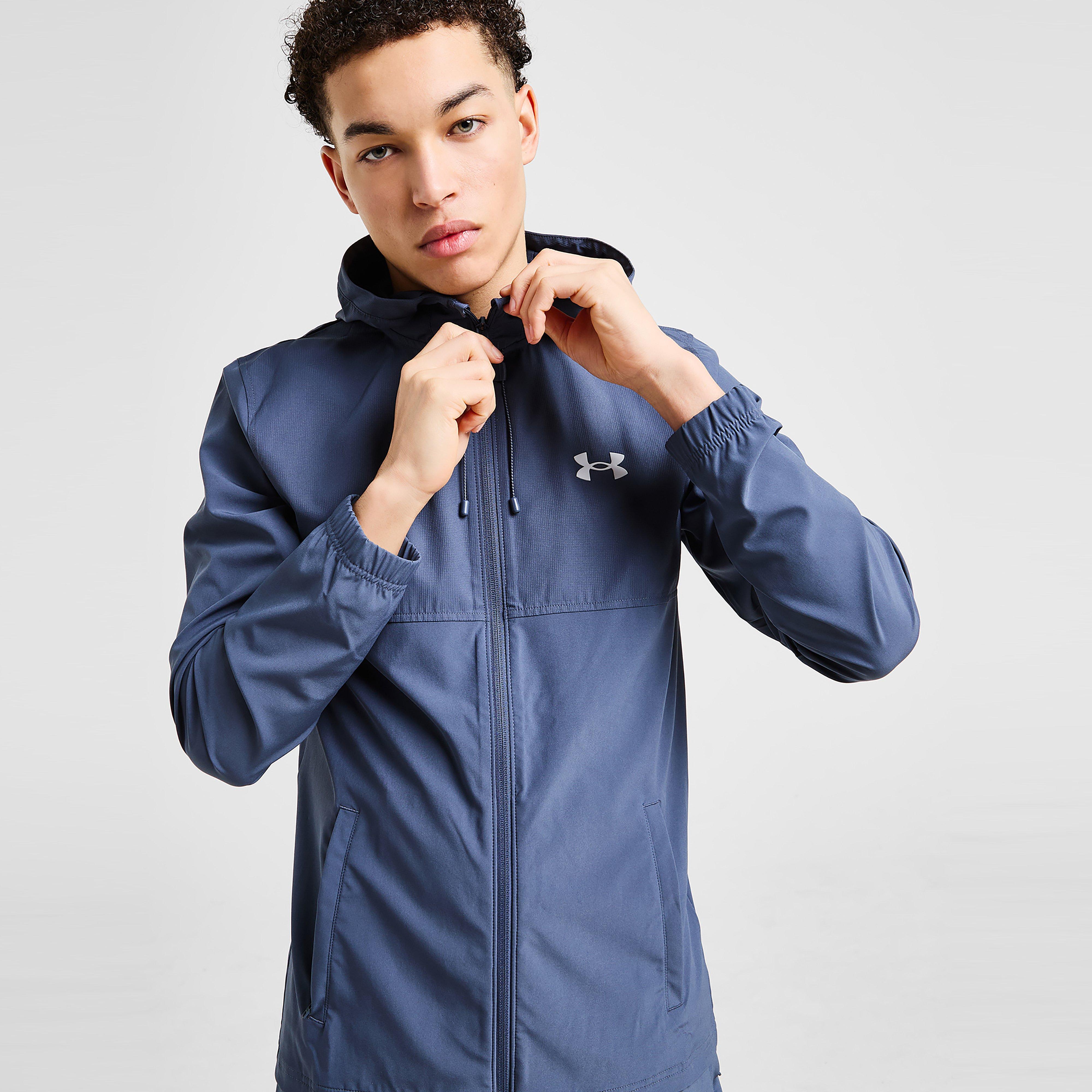 Férfi pulóverek UNDER ARMOUR PULÓVER CIPZÁRAS KAPUCNIS LOCKUP WVN