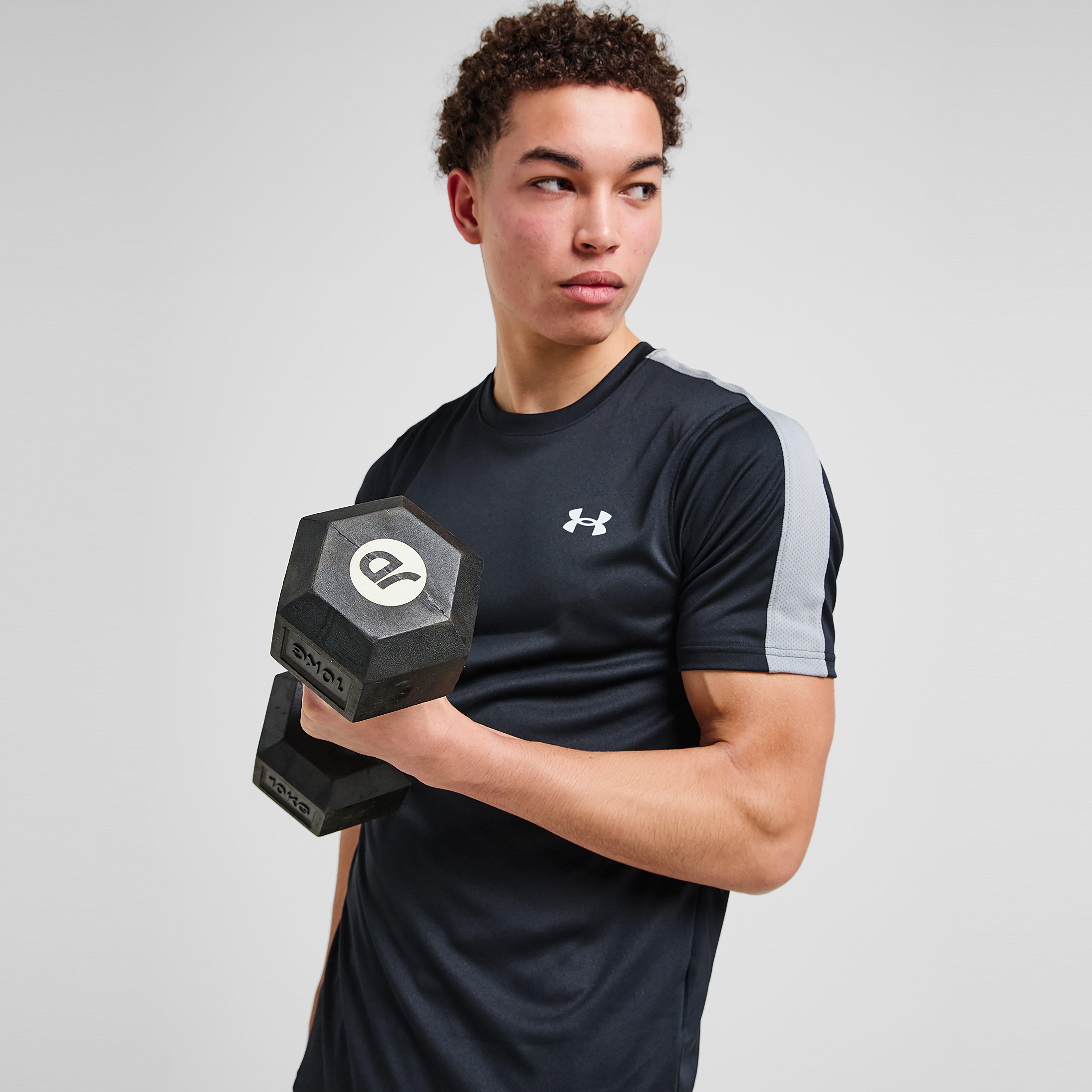 Férfi póló UNDER ARMOUR PÓLÓ CGR TEE BLK/STL