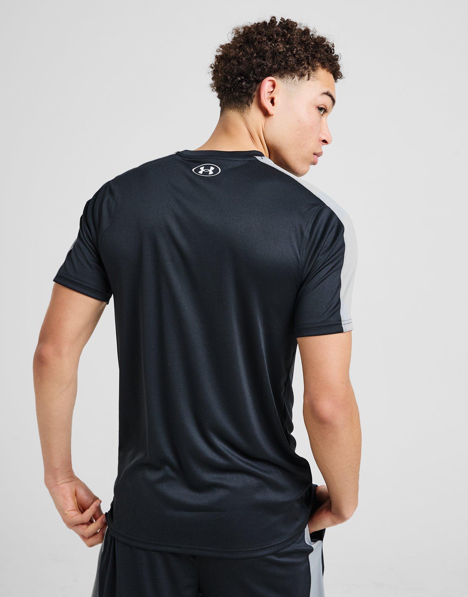 Pánske tričko UNDER ARMOUR TRIČKO CGR TEE BLK/STL 6001558-001 Černá