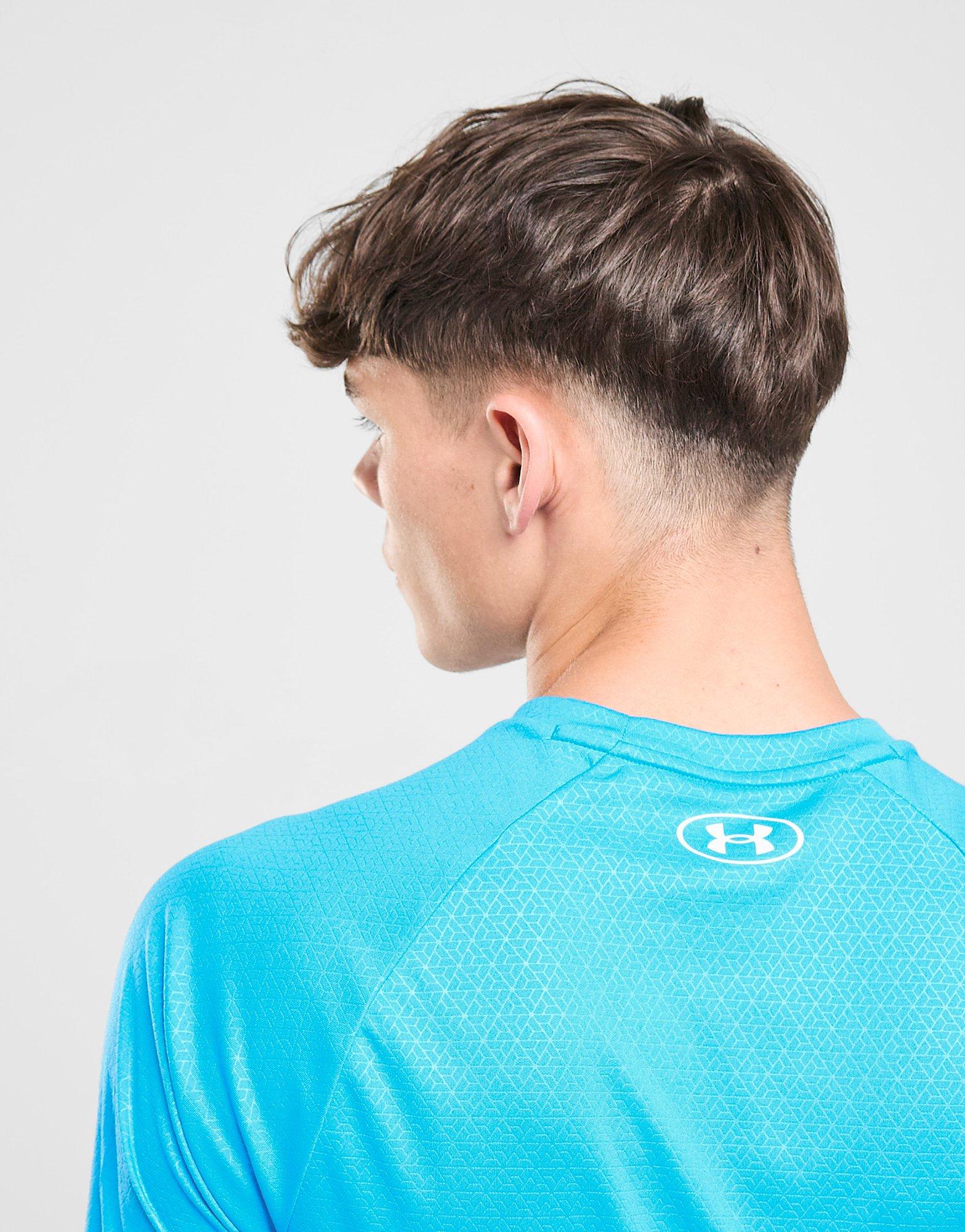 Мъжка тениска UNDER ARMOUR ТЕНИСКА TECH EMBOSS TEE ELEC BLU 1372530-428 Син