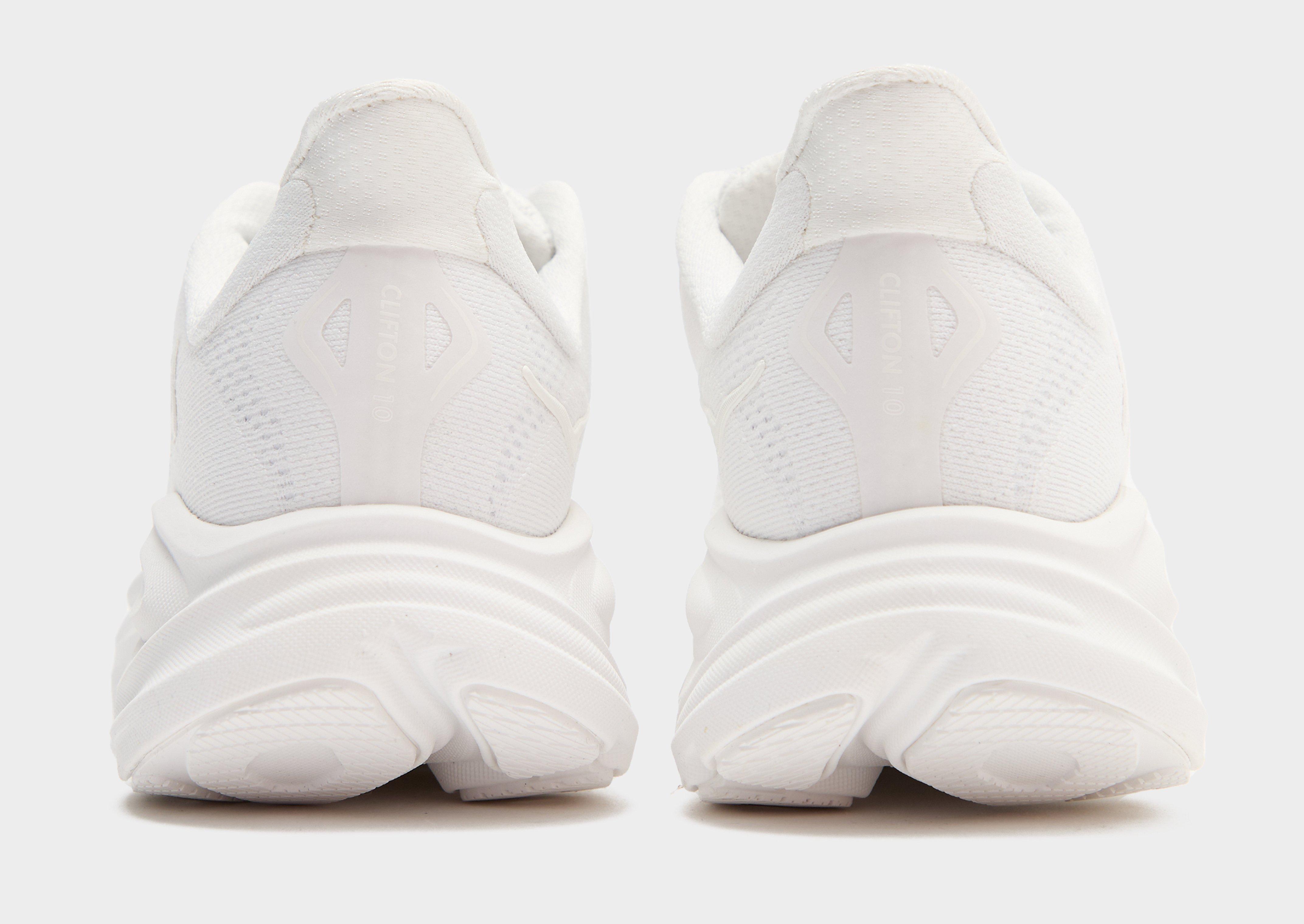 Pantofi alergare de damă HOKA CLIFTON 10 1162031-WWH Alb