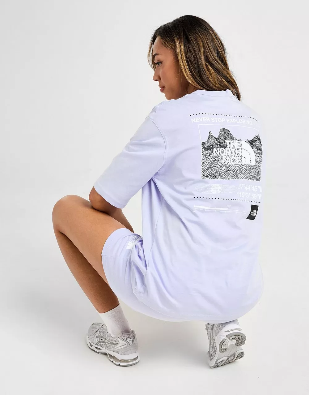 THE NORTH FACE ФУТБОЛКА TECH GRPH BF T BLU/WHT, фото 1 з 5