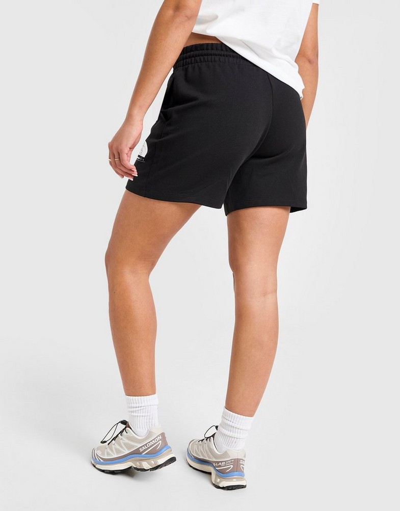 Pantaloni scurți pentru femei THE NORTH FACE PANTALONI SCURȚI   TECH GRPH SHORT BLK/WH NF0A8CBHJK31 Negru