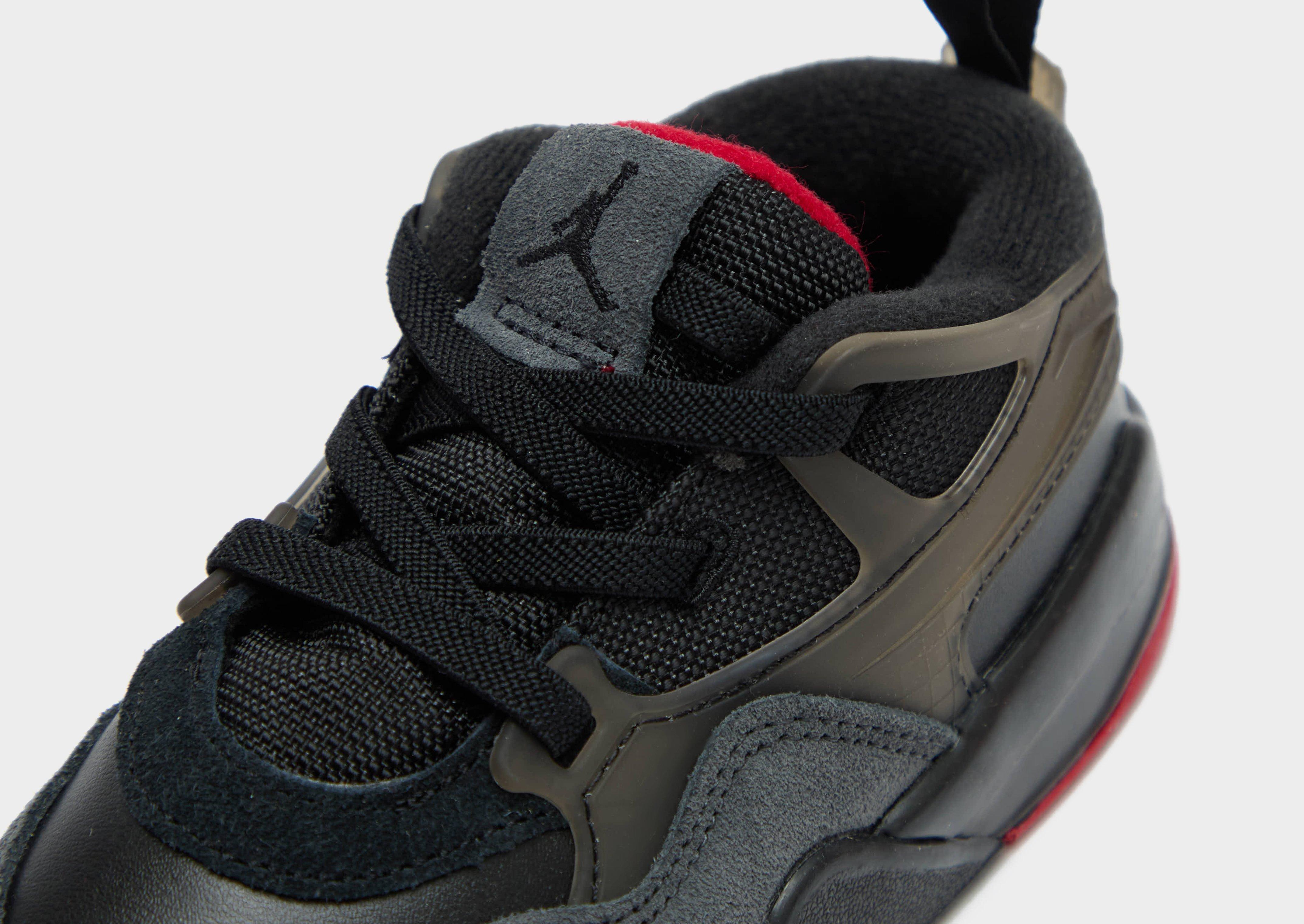 Buty sneakersy dla dzieci JORDAN 4 RM FQ7937-060 Czarny