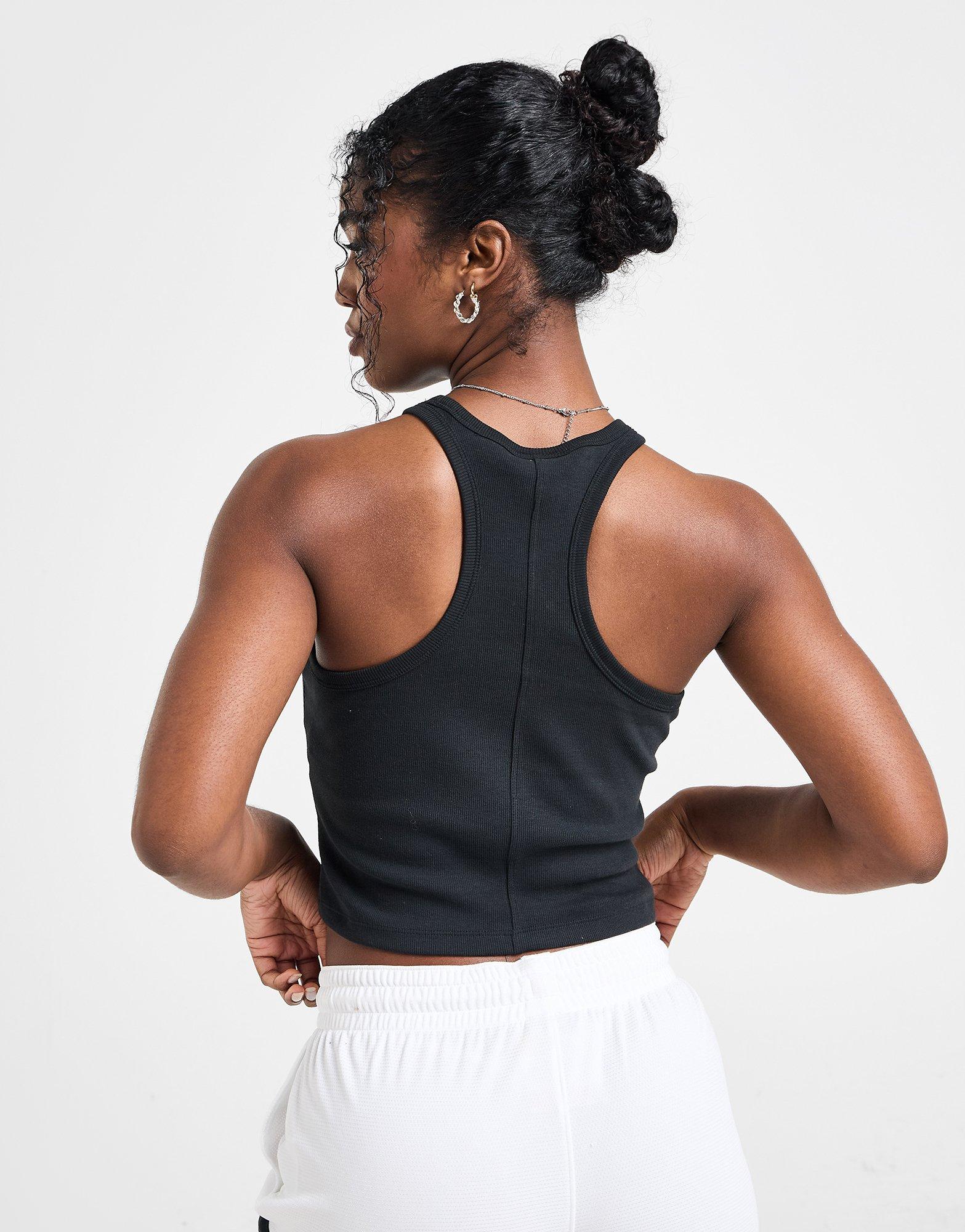 Női top JORDAN TANK W J ESSEN RIB TANK HF9474-010 Fekete