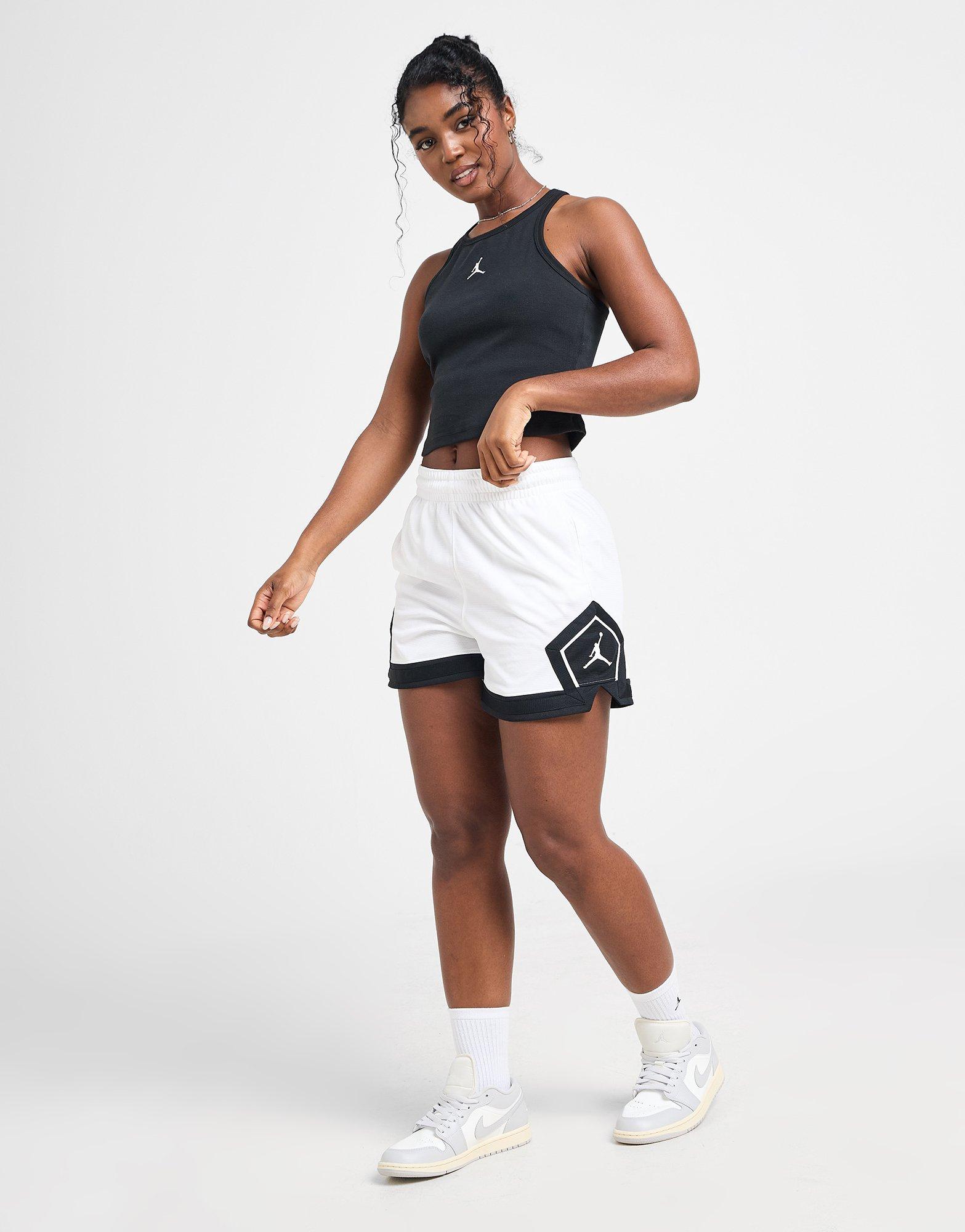 Női rövidnadrág JORDAN RÖVIDNADRÁG W J SPT DMND SHORT 4" FN5134-101 Fehér