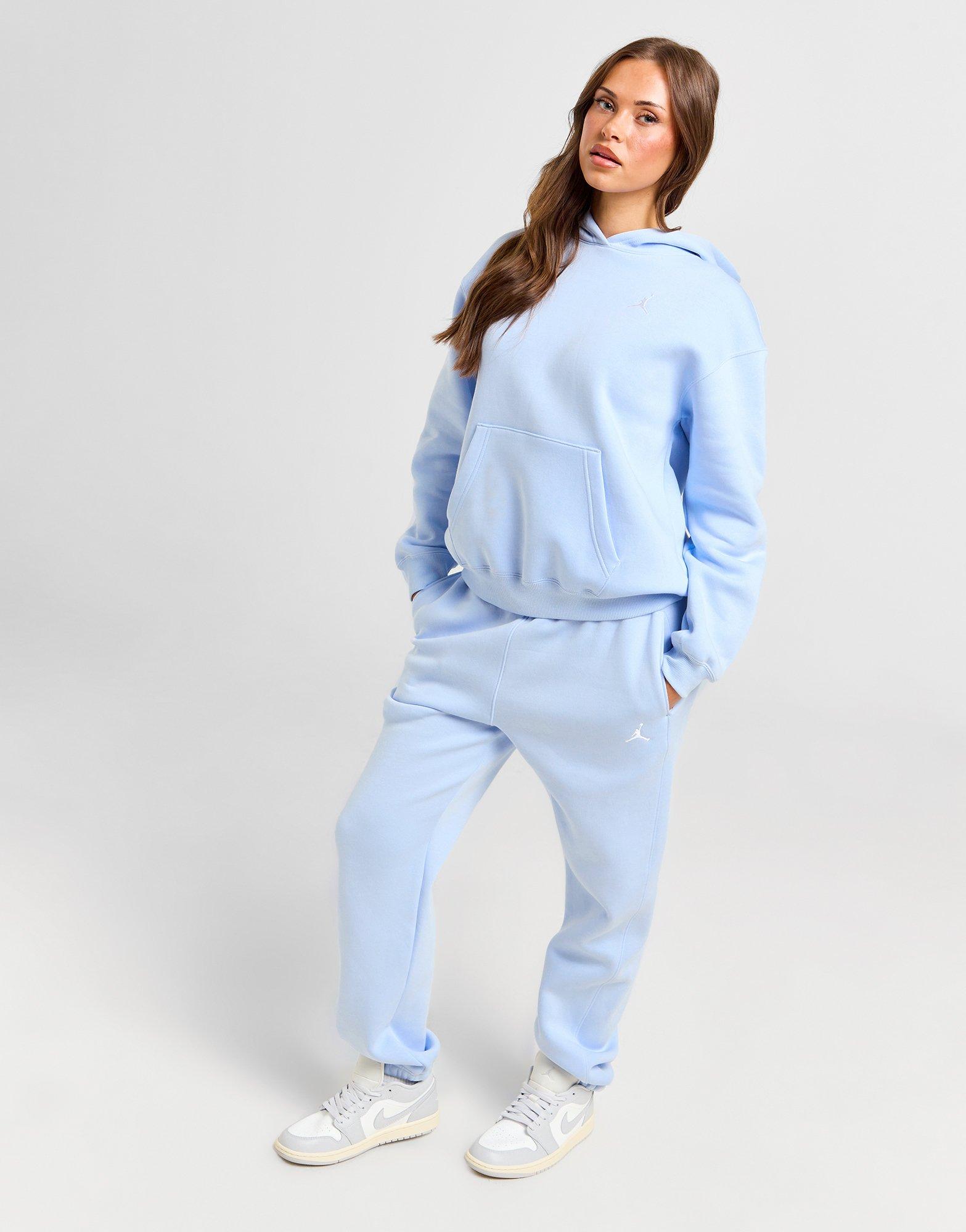 Bluză pentru femei JORDAN BLUZĂ CU GLUGĂ W J BRKLN FLC PO 24 FV7071-407 Albastru