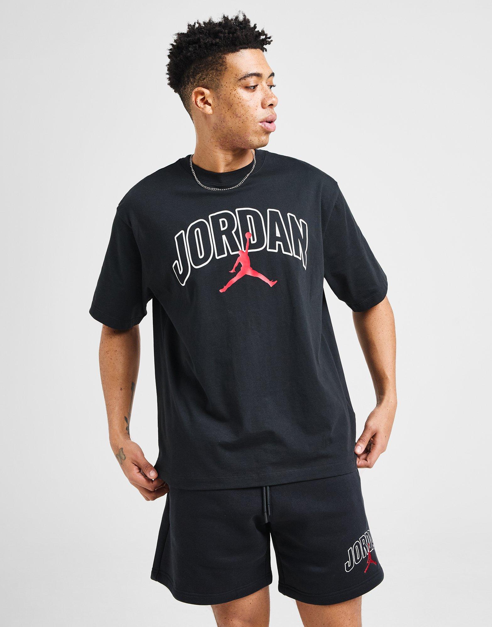 Koszulka, t-shirt męski JORDAN T-SHIRT M J FLT ESS JD HBR SS CREW IB7347-010 Czarny