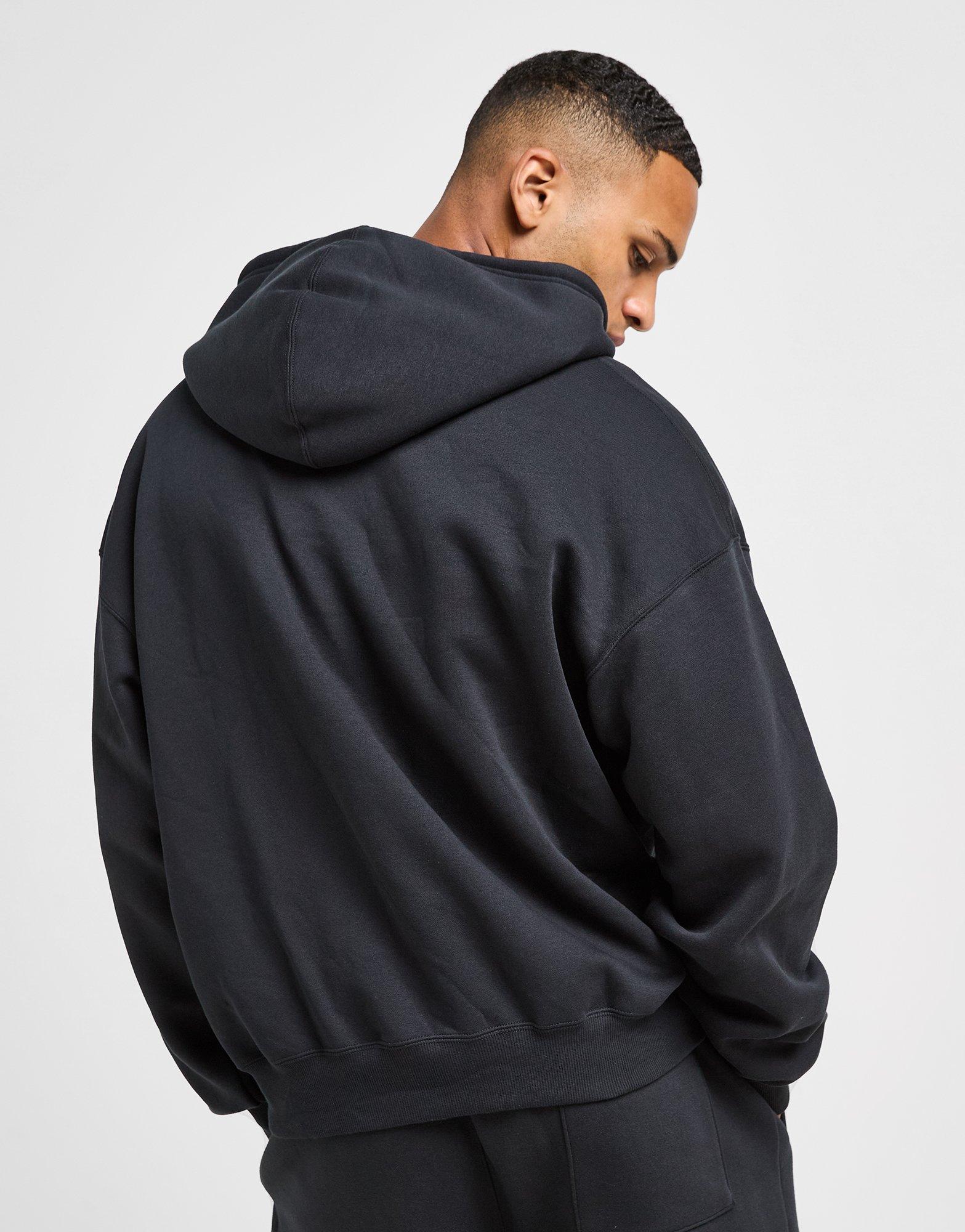 Pánska mikina JORDAN MIKINA S KAPUCŇOU M J BRKLN OVS IB7908-010 Čierna