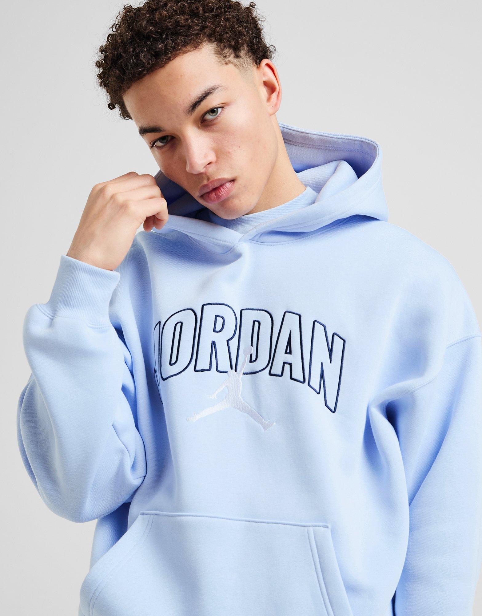 Мъжка блуза JORDAN СУИТЧЪР С КАЧУЛКА M J BRKLN OVS GFX PO IB7241-407 Син