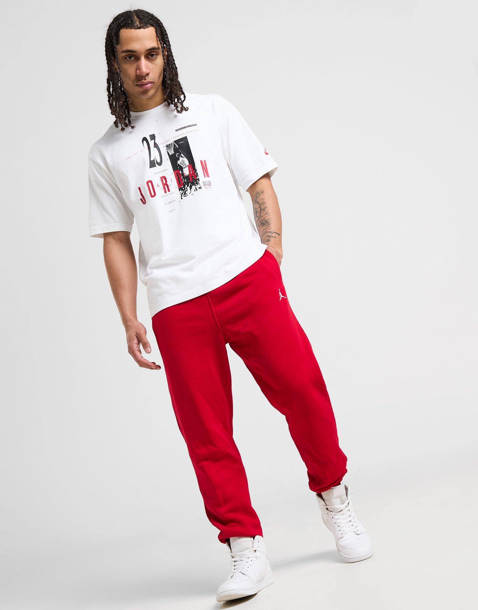 Tricou pentru bărbați JORDAN TRICOU M J JD AIR STRETCH SS CREW HJ2356-100 Alb