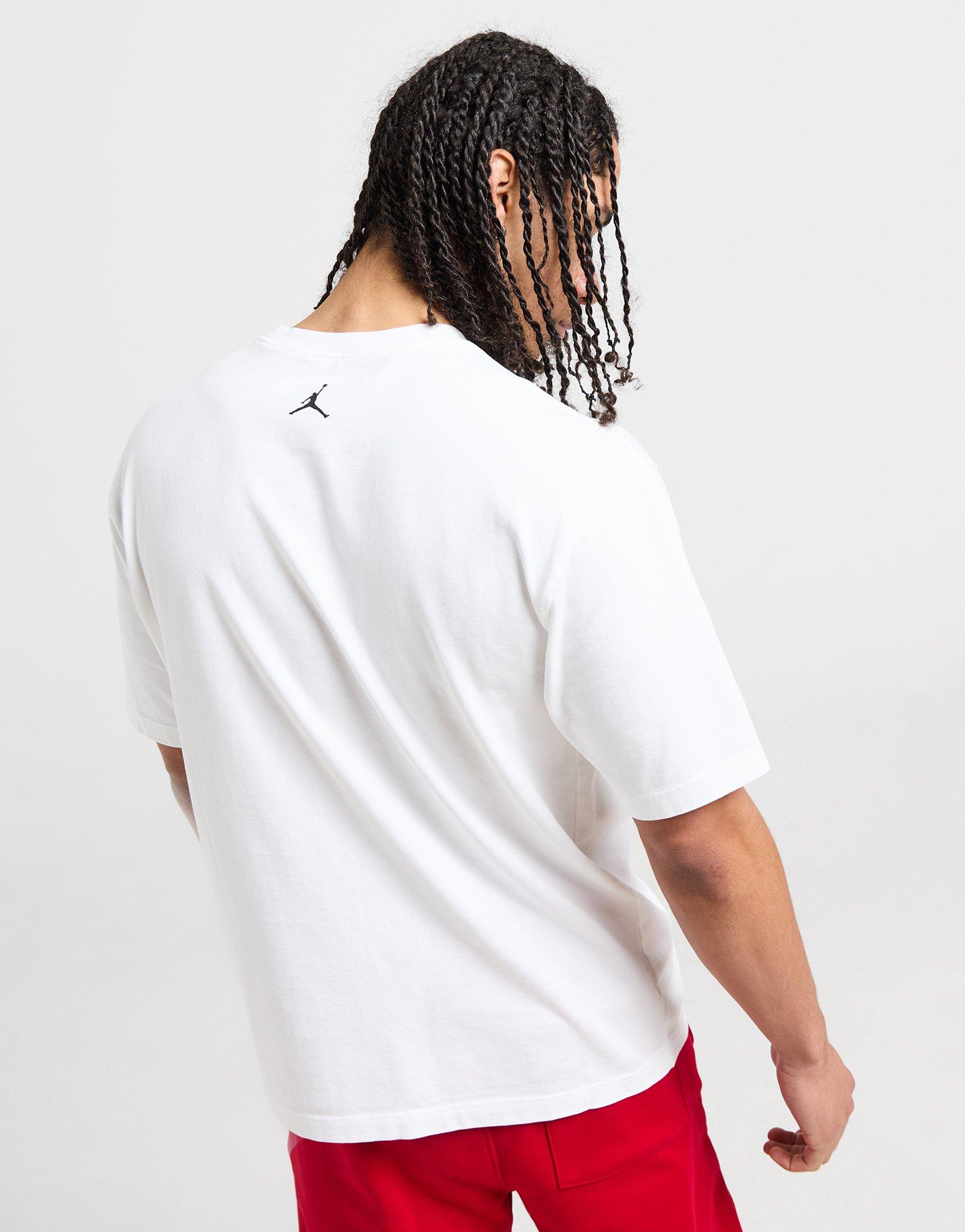 Tricou pentru bărbați JORDAN TRICOU M J JD AIR STRETCH SS CREW HJ2356-100 Alb