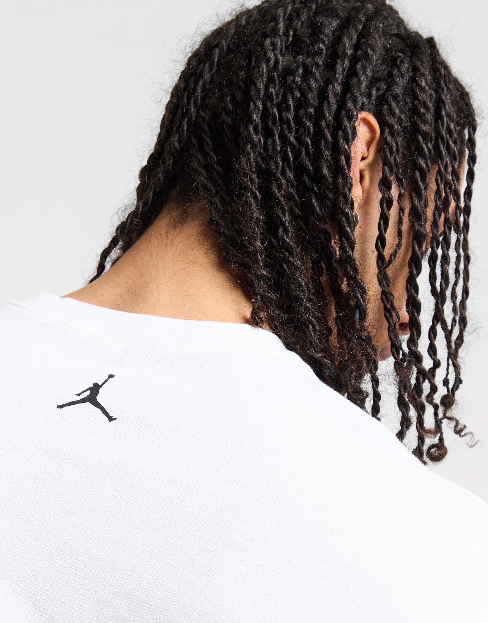 Tricou pentru bărbați JORDAN TRICOU M J JD AIR STRETCH SS CREW HJ2356-100 Alb