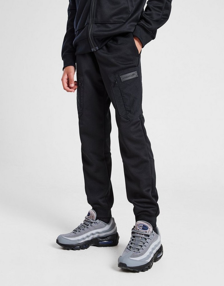 Dětské kalhoty NIKE KALHOTY  B NSW AIR MAX PK JOGGER B IB6661-010 Černá