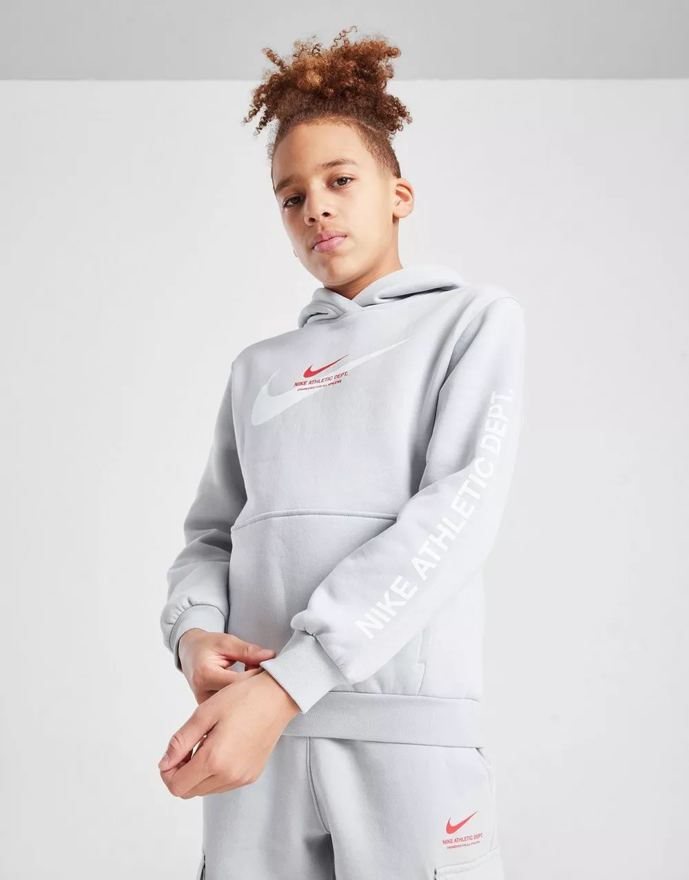 NIKE КОФТА З КАПЮШОНОМ B NSW SI FLC PO HOODIE BB B, фото 1 з 7