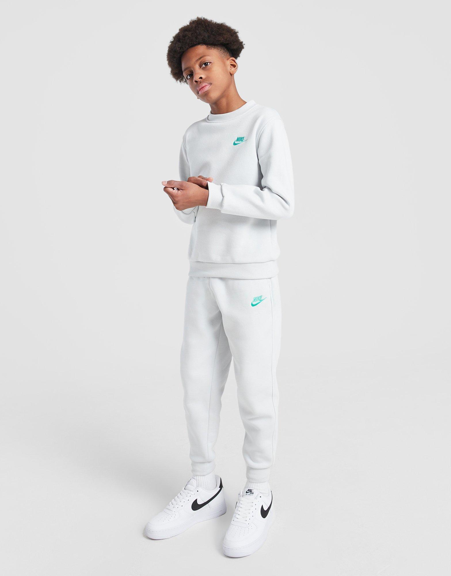 Детски суичър NIKE СУИТЧЪР K NSW CLUB FLC CREW LS LBR B FD3006-025 Сив