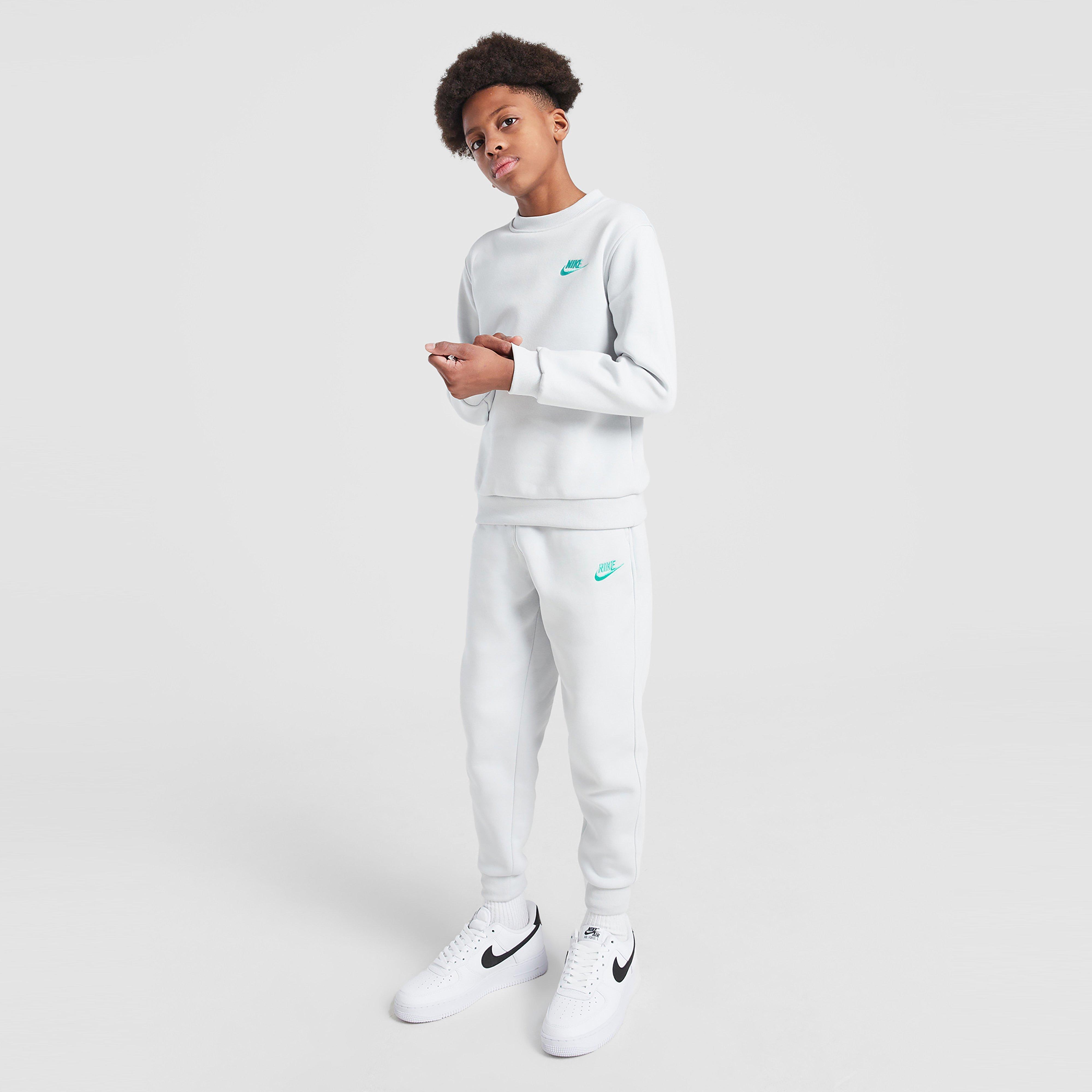 Bluză pentru copii NIKE BLUZĂ K NSW CLUB FLC CREW LS LBR B