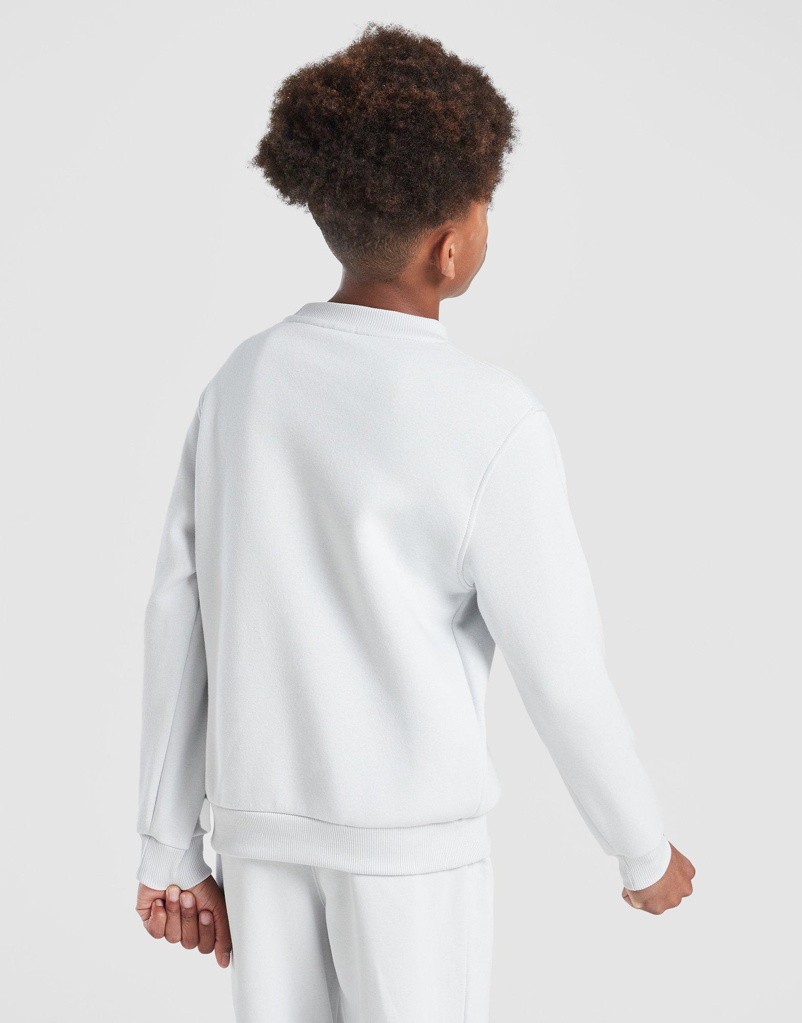 Детски суичър NIKE СУИТЧЪР K NSW CLUB FLC CREW LS LBR B FD3006-025 Сив