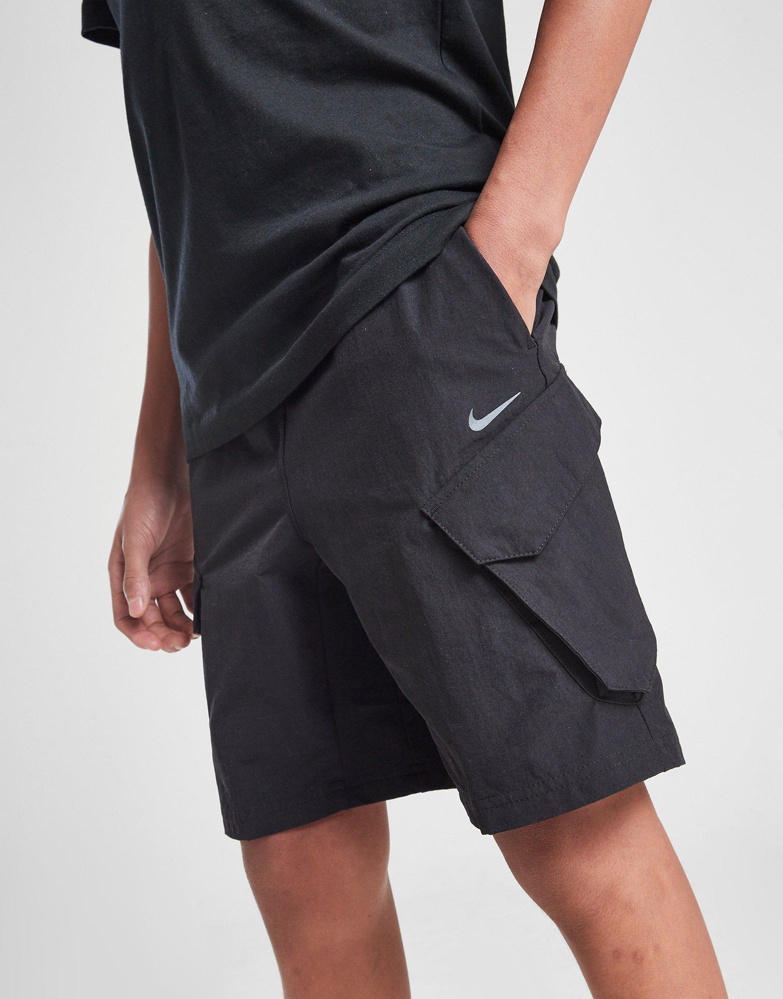 Gyerek rövidnadrág NIKE RÖVIDNADRÁG K NSW CITY UTILITY CARGO SHORT B FZ4903-010 Fekete