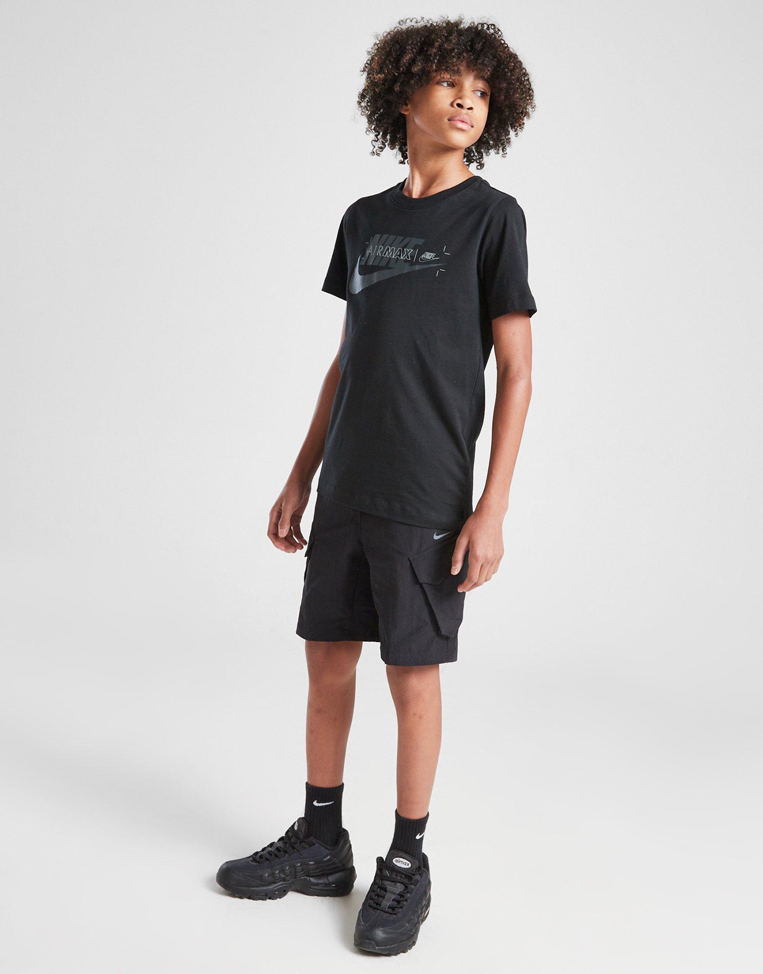 Gyerek rövidnadrág NIKE RÖVIDNADRÁG K NSW CITY UTILITY CARGO SHORT B FZ4903-010 Fekete