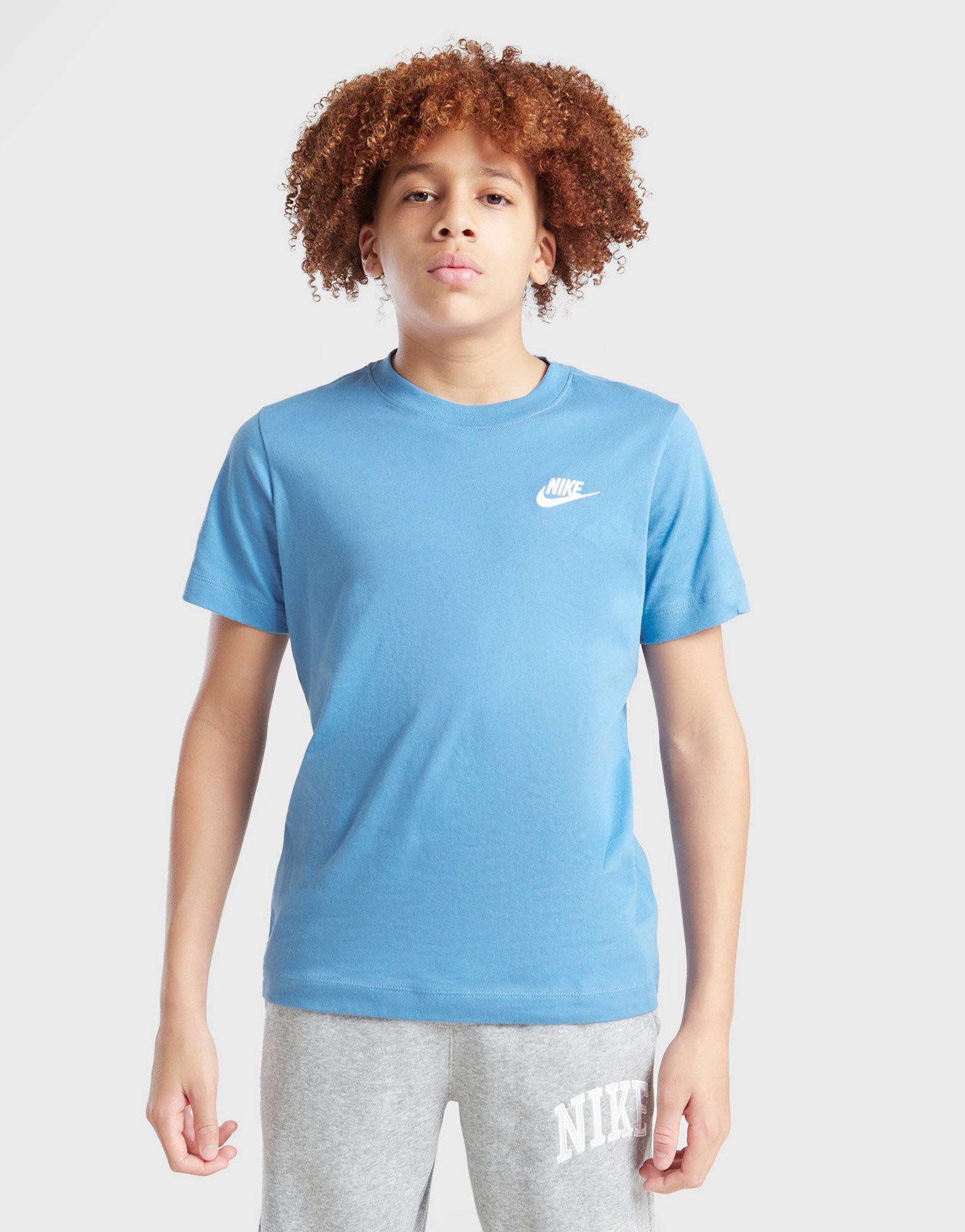 Детска тениска NIKE ТЕНИСКА K NSW TEE EMB FUTURA LBR B FZ5177-415 Син