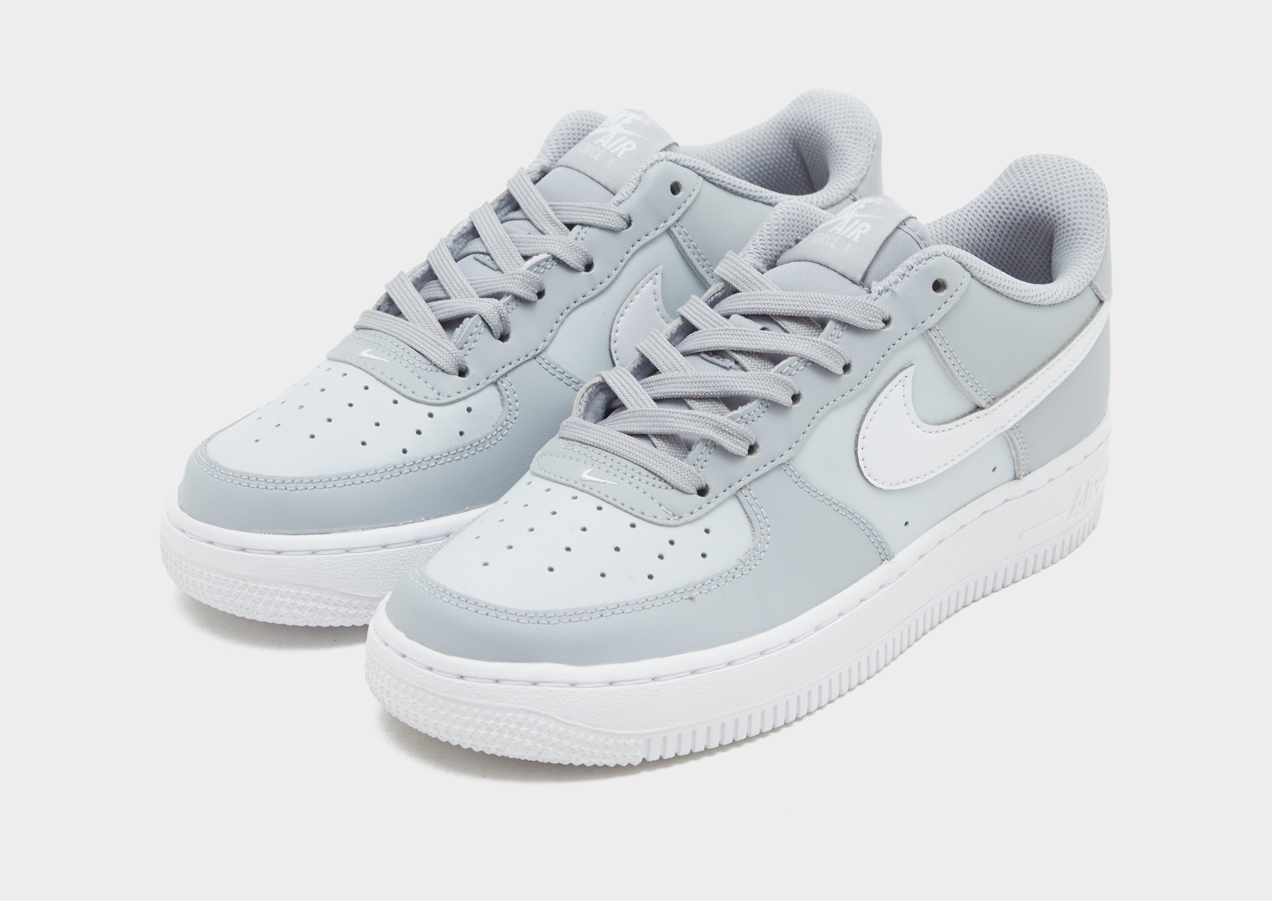 Buty sneakersy dla dzieci NIKE AIR FORCE 1 (GS) FV5948-005 Szary