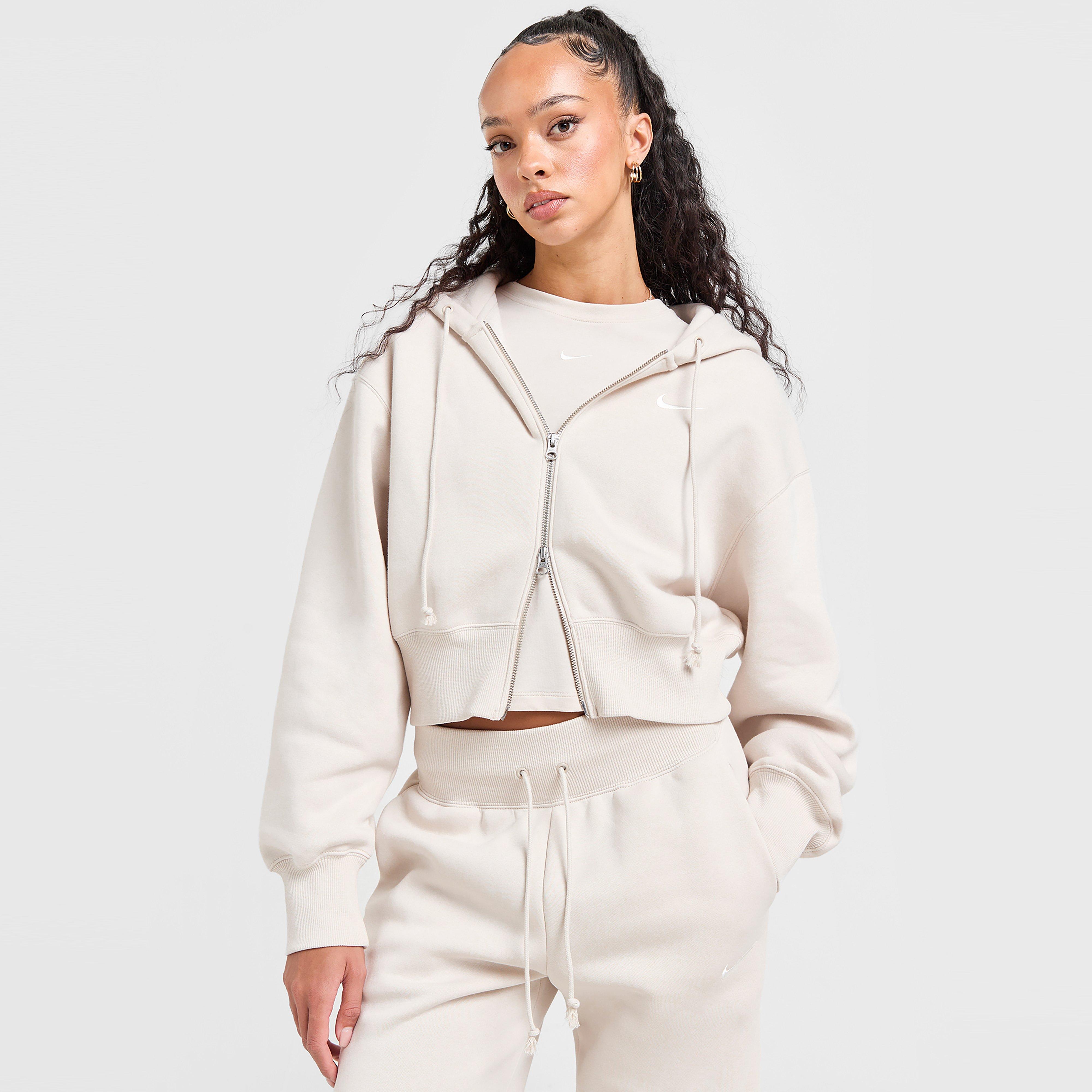 Moteriškas džemperis NIKE DŽEMPERIS UŽSEGAMAS Z   KAPTUREM W NSW PHNX FLC CRP